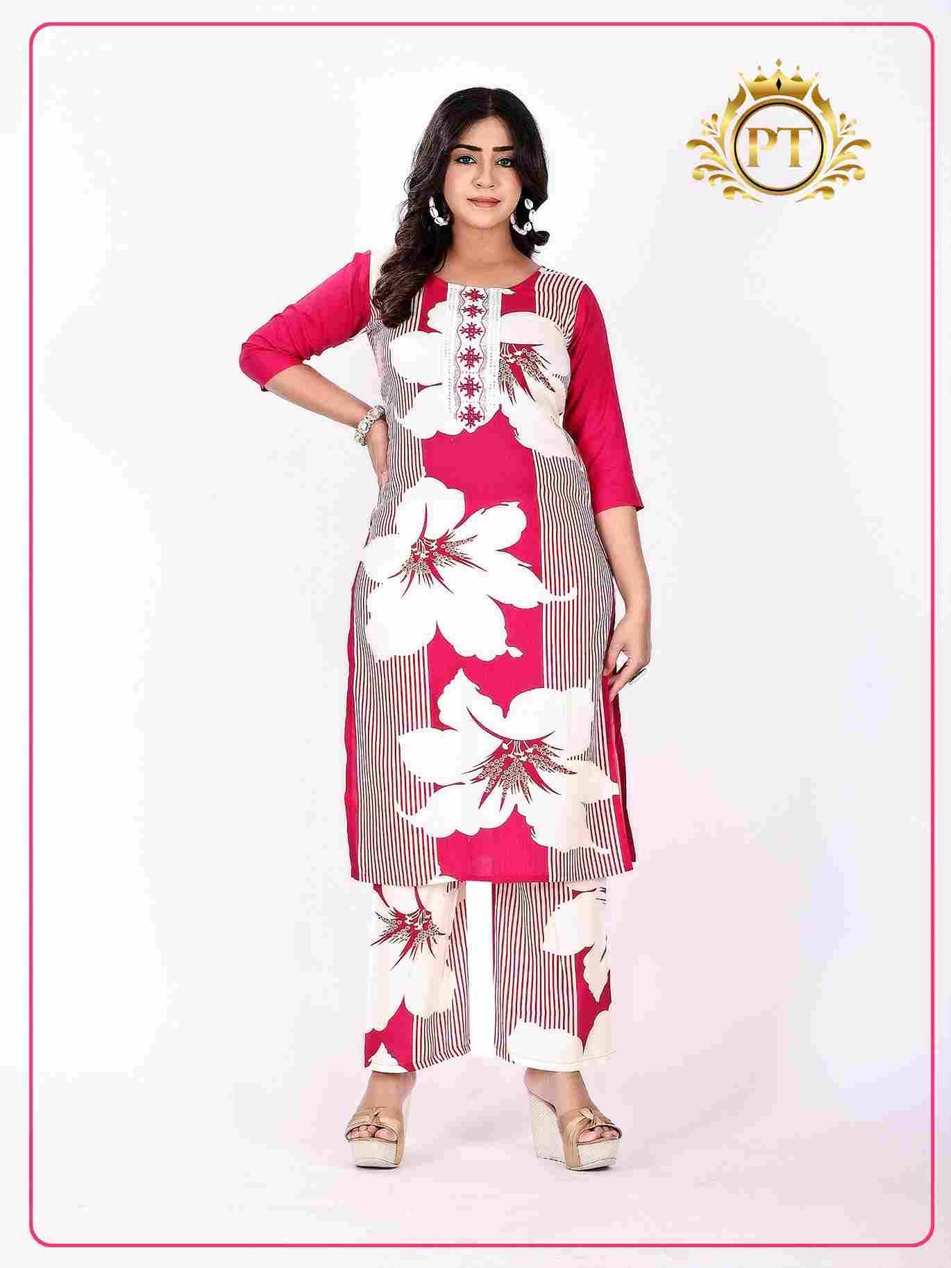Chingari Vol-3 By Padmavati Textiles 7001 To 7008 Series Designer Stylish Fancy Colorful Beautiful Party Wear & Ethnic Wear Collection Rayon Print Kurtis With Bottom At Wholesale Price