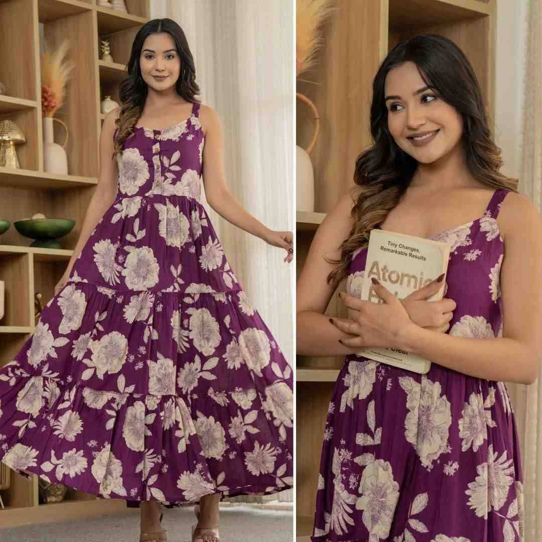 Piya By Fashid Wholesale 01 To 07 Series Beautiful Stylish Fancy Colorful Casual Wear & Ethnic Wear Cotton Print Gowns At Wholesale Price