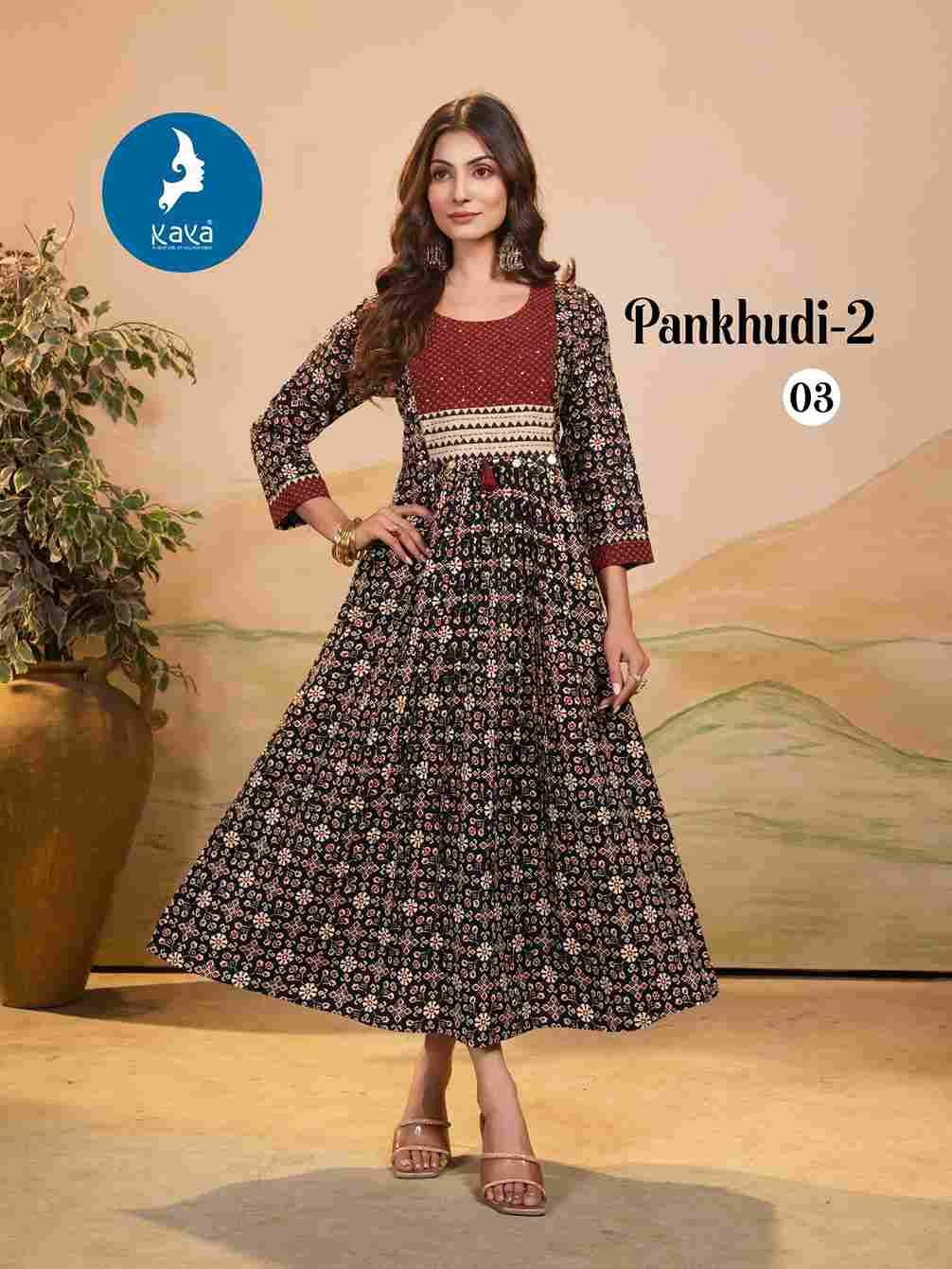 Pankhudi Vol-2 By Kaya 01 To 06 Series Designer Stylish Fancy Colorful Beautiful Party Wear & Ethnic Wear Collection Heavy Cotton Kurtis At Wholesale Price