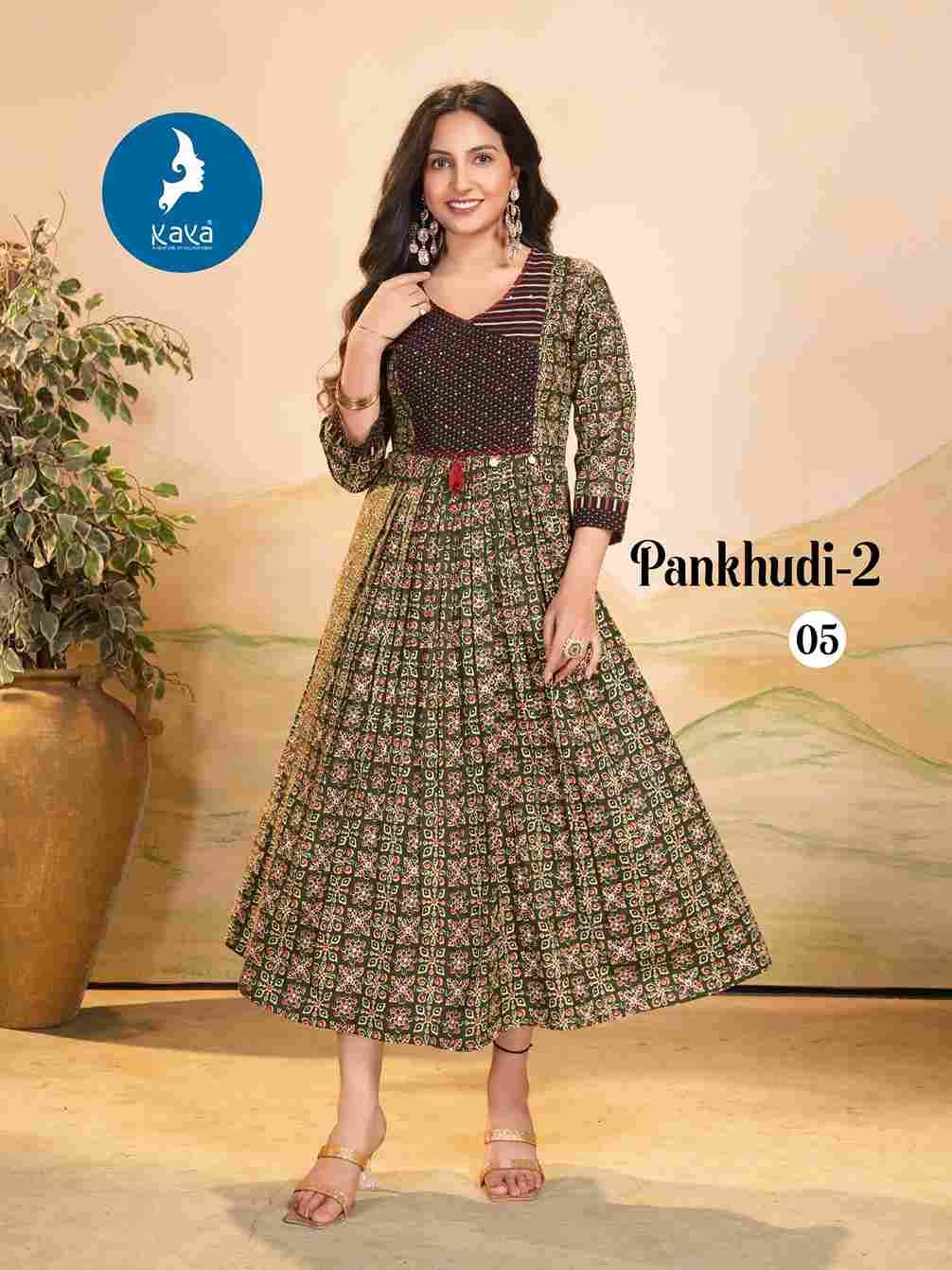 Pankhudi Vol-2 By Kaya 01 To 06 Series Designer Stylish Fancy Colorful Beautiful Party Wear & Ethnic Wear Collection Heavy Cotton Kurtis At Wholesale Price