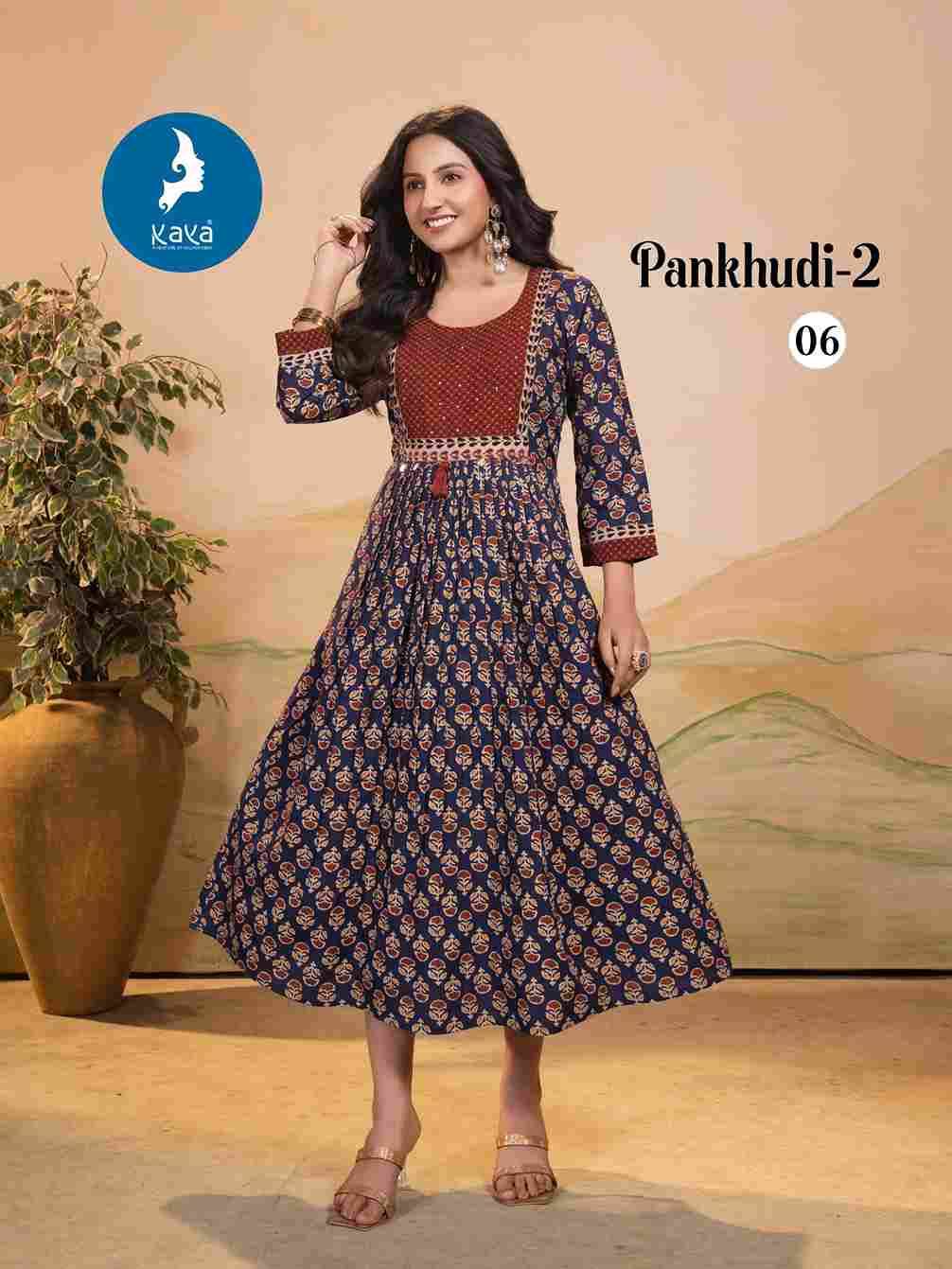 Pankhudi Vol-2 By Kaya 01 To 06 Series Designer Stylish Fancy Colorful Beautiful Party Wear & Ethnic Wear Collection Heavy Cotton Kurtis At Wholesale Price