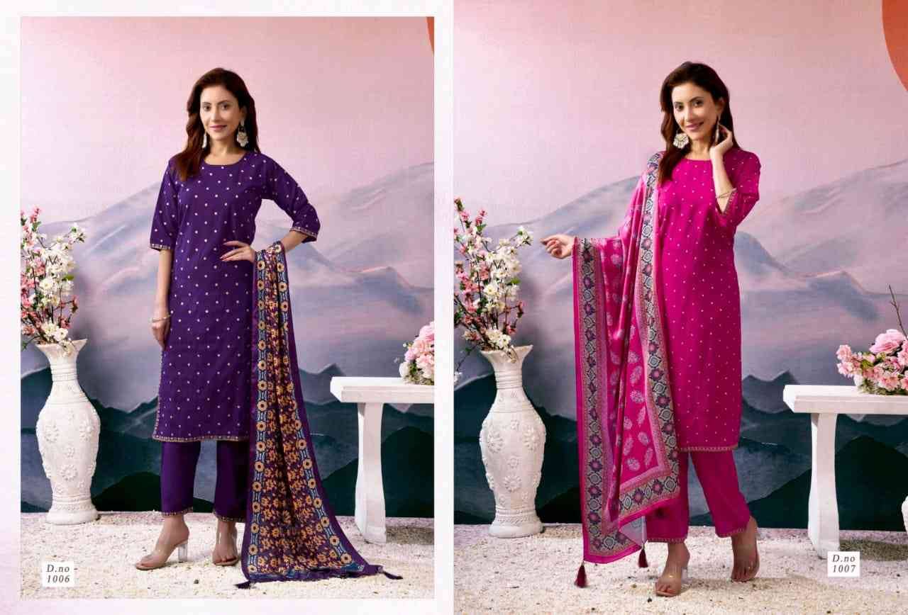 Chandani Vol-2 By Kushals 1001 To 1008 Series Beautiful Festive Colorful Fancy Wedding Collection Occasional Wear & Party Wear Heavy Roman Silk Dresses At Wholesale Price