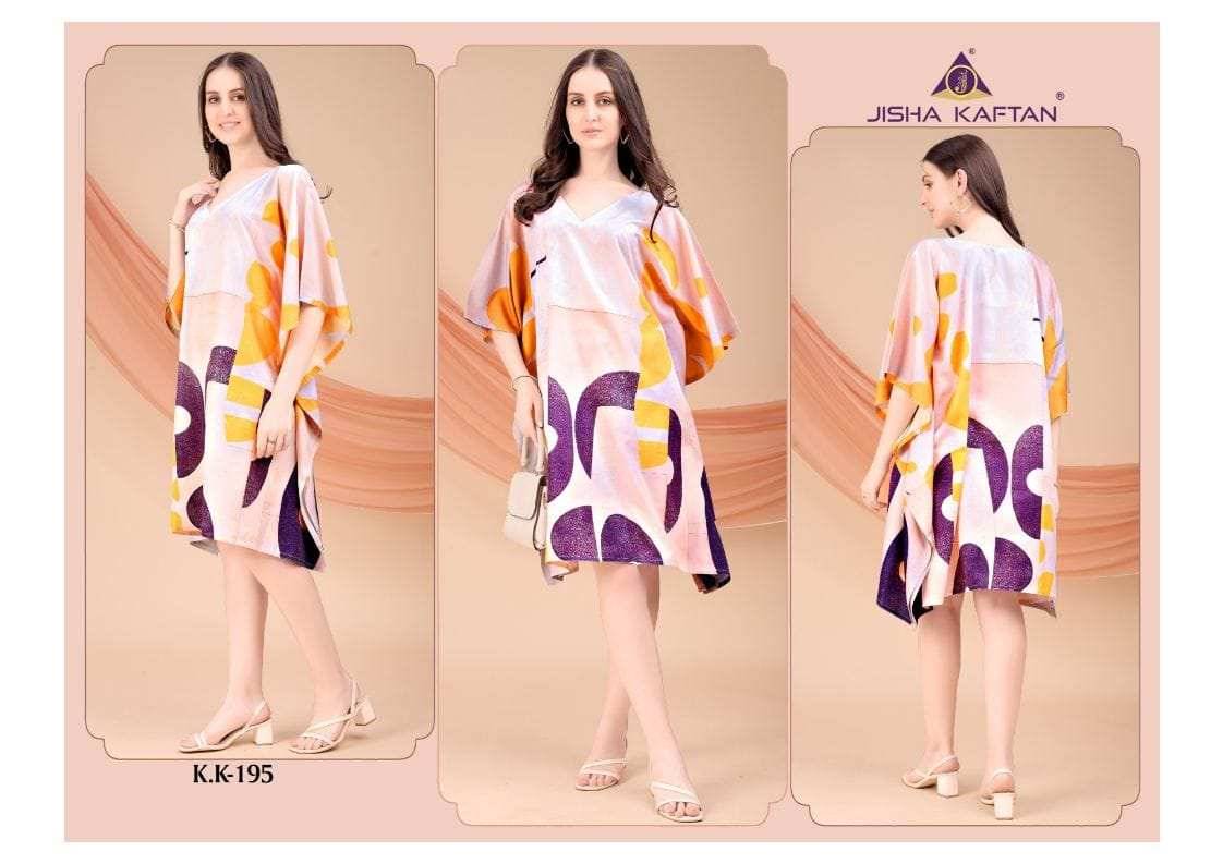 Kurti Kaftan Vol-12 By Jelite 189 To 196 Series Designer Stylish Fancy Colorful Beautiful Party Wear & Ethnic Wear Collection Poly Crepe Kurtis At Wholesale Price