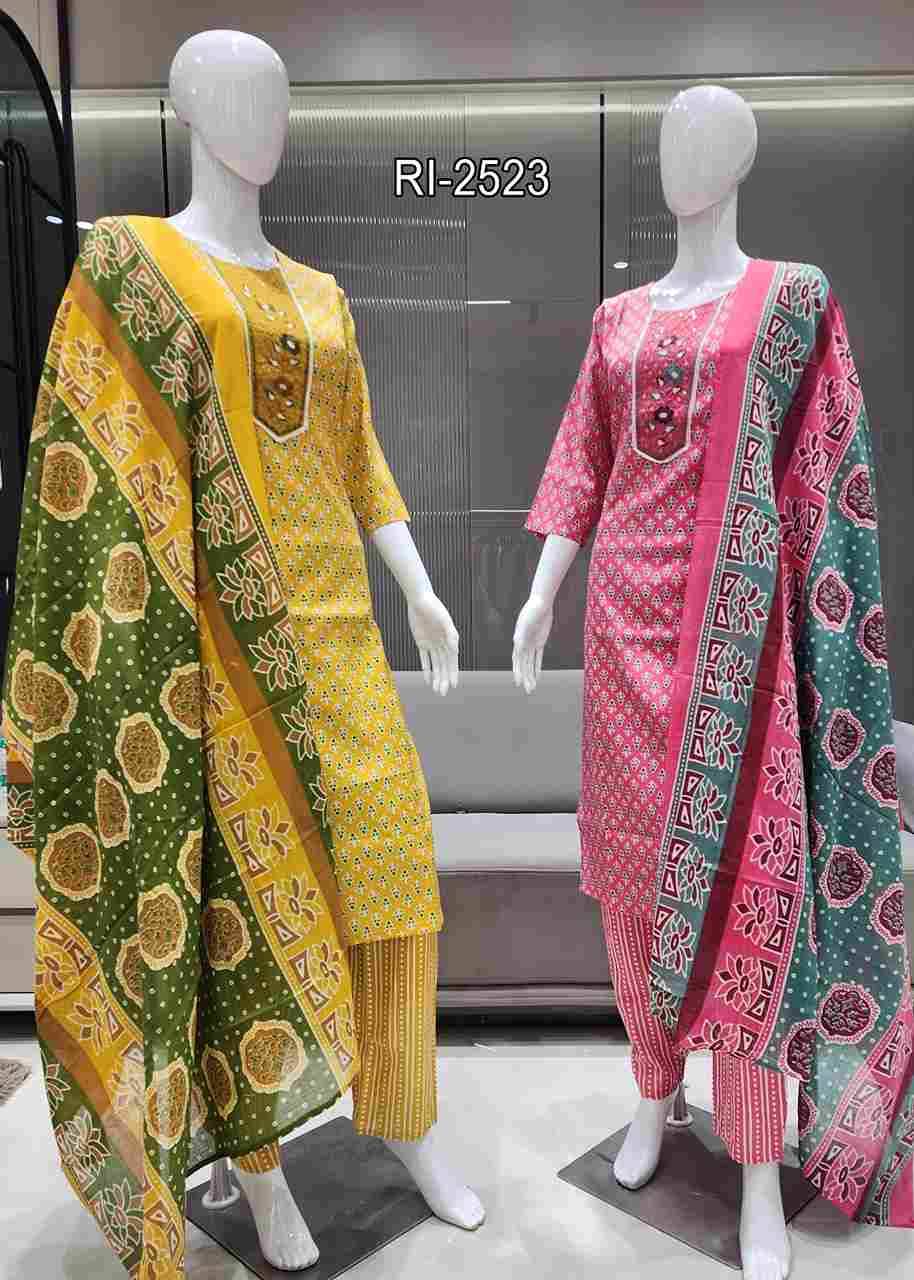 Combo By Fashid Wholesale Beautiful Festive Colorful Fancy Wedding Collection Occasional Wear & Party Wear Cotton Slub Dresses At Wholesale Price