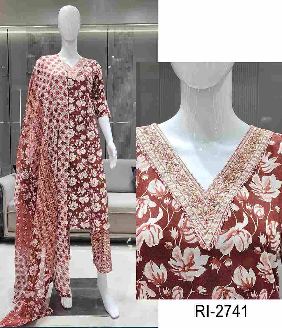 Combo By Fashid Wholesale Beautiful Festive Colorful Fancy Wedding Collection Occasional Wear & Party Wear Cotton Slub Dresses At Wholesale Price