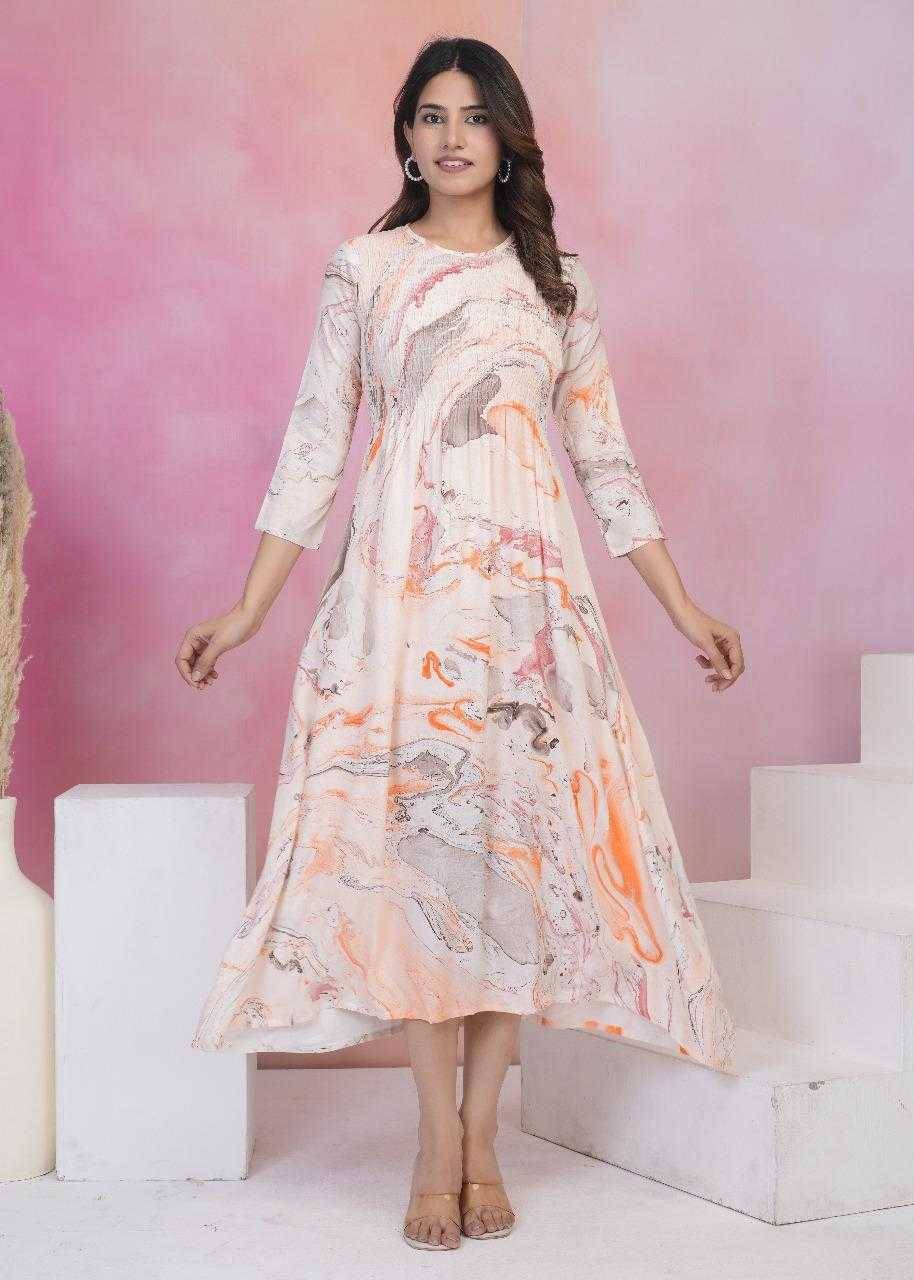 Sanjh By Fashid Wholesale 01 To 12 Series Beautiful Stylish Fancy Colorful Casual Wear & Ethnic Wear Heavy Rayon Print Gowns At Wholesale Price