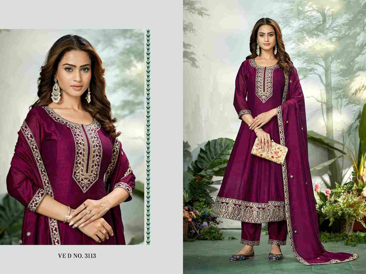 Sia By Fashid Wholesale Beautiful Festive Colorful Fancy Wedding Collection Occasional Wear & Party Wear Vichitra Dresses At Wholesale Price