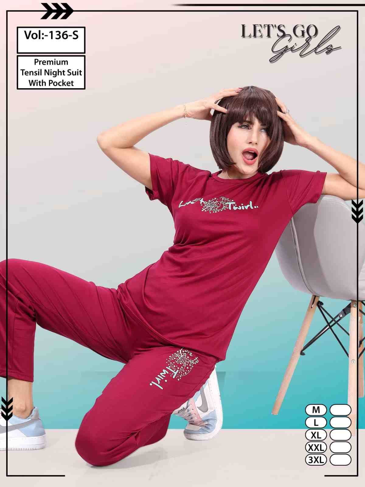 Vol-136-S By Kaamiri 01 To 06 Series Beautiful Stylish Fancy Colorful Casual Wear & Ethnic Wear Fancy Night Suits At Wholesale Price