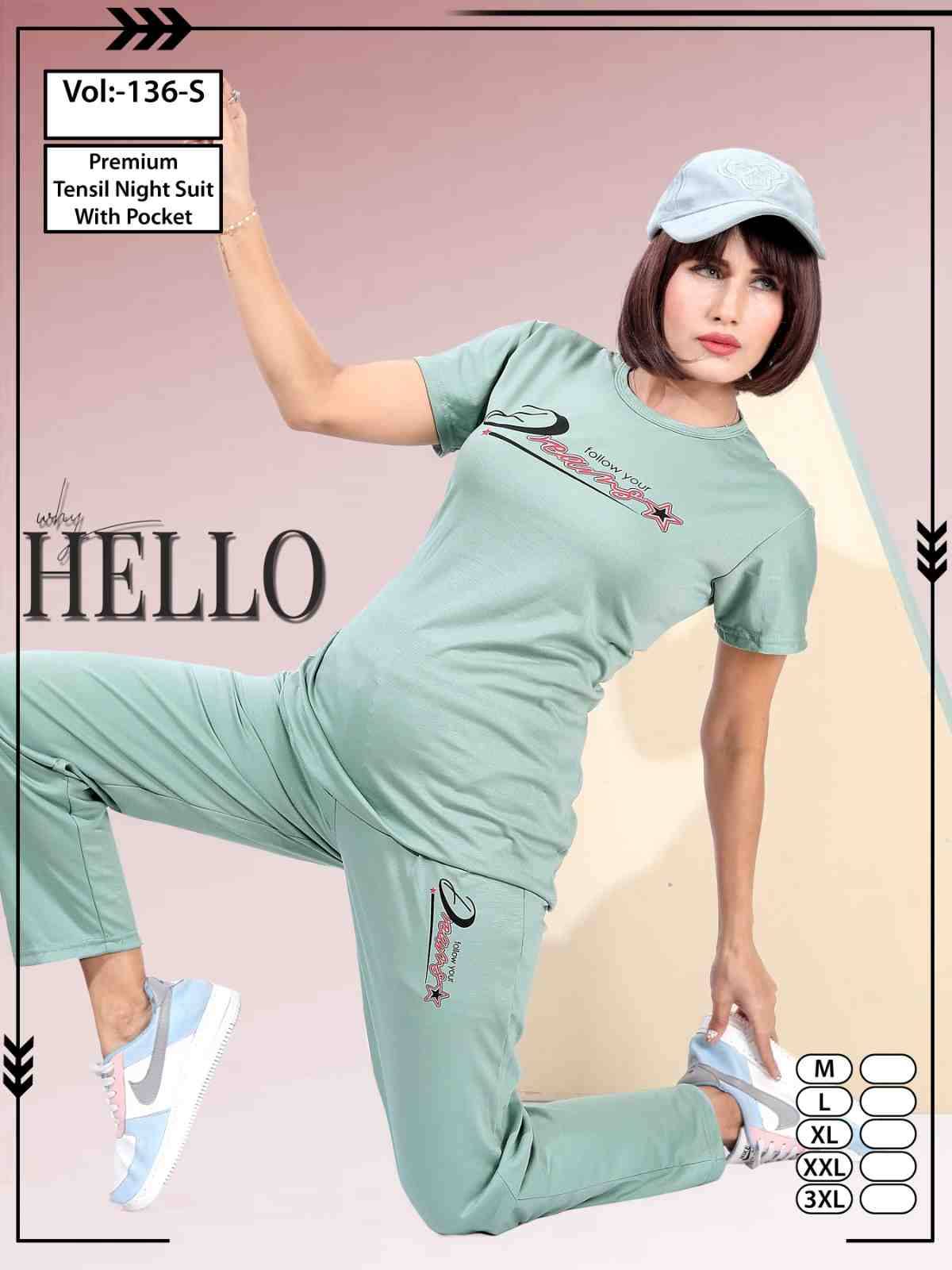 Vol-136-S By Kaamiri 01 To 06 Series Beautiful Stylish Fancy Colorful Casual Wear & Ethnic Wear Fancy Night Suits At Wholesale Price