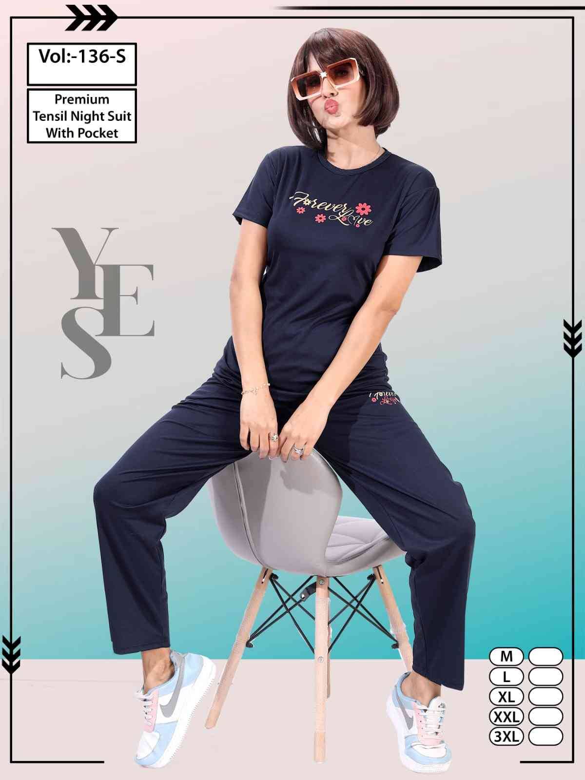 Vol-136-S By Kaamiri 01 To 06 Series Beautiful Stylish Fancy Colorful Casual Wear & Ethnic Wear Fancy Night Suits At Wholesale Price