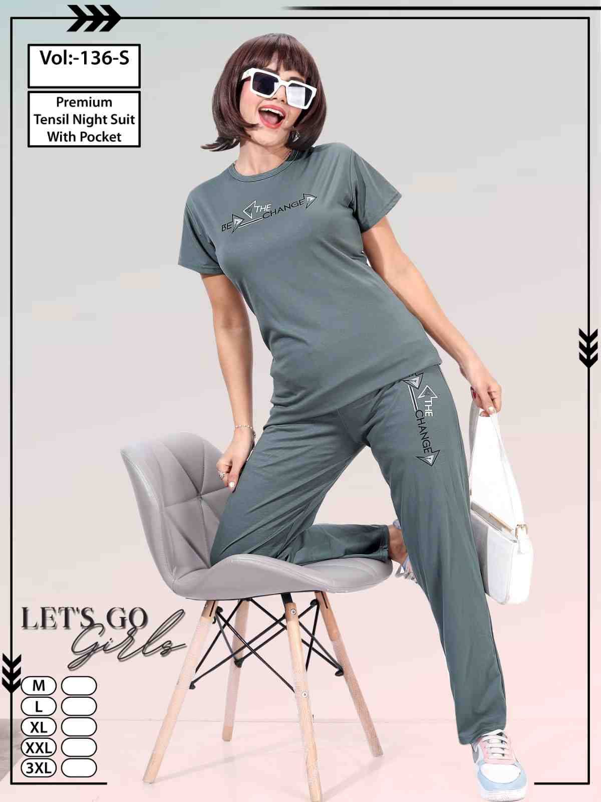 Vol-136-S By Kaamiri 01 To 06 Series Beautiful Stylish Fancy Colorful Casual Wear & Ethnic Wear Fancy Night Suits At Wholesale Price
