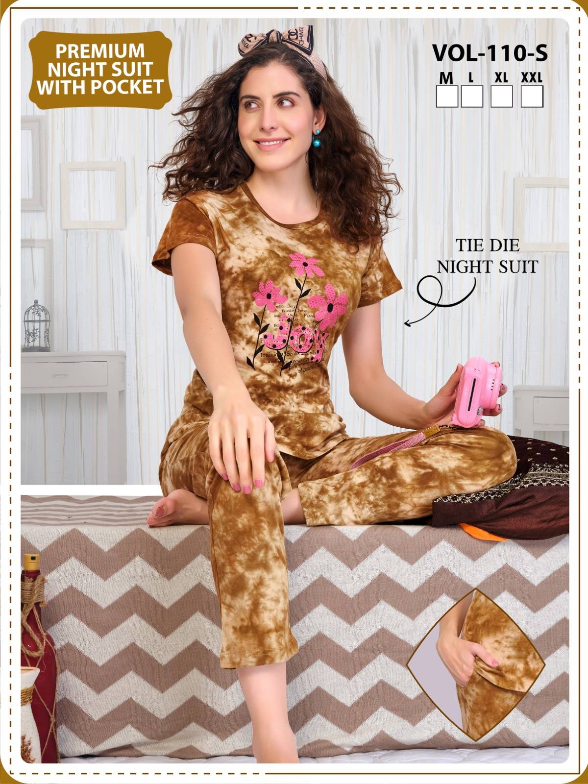Vol-110-S By Kaamiri 01 To 06 Series Beautiful Stylish Fancy Colorful Casual Wear & Ethnic Wear Hosiery Night Suits At Wholesale Price