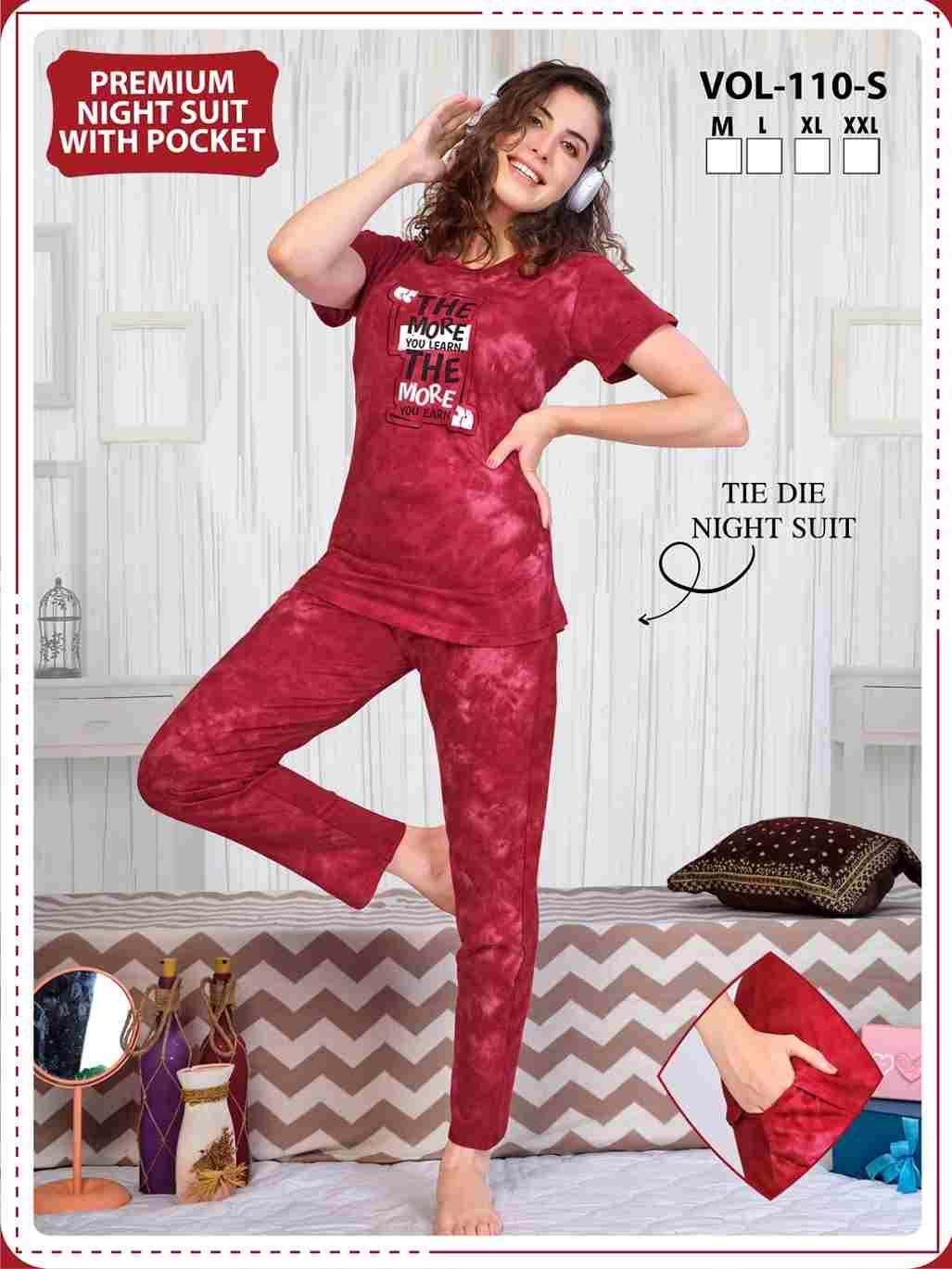 Vol-110-S By Kaamiri 01 To 06 Series Beautiful Stylish Fancy Colorful Casual Wear & Ethnic Wear Hosiery Night Suits At Wholesale Price