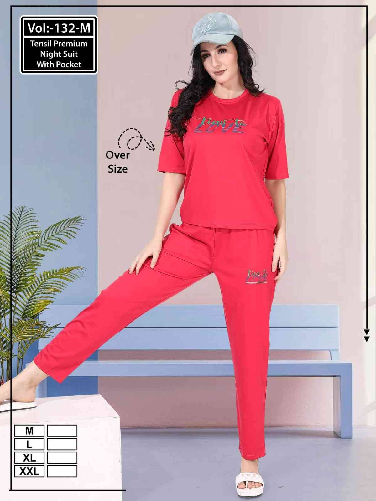 Vol-132-M By Kaamiri 01 To 06 Series Beautiful Stylish Fancy Colorful Casual Wear & Ethnic Wear Fancy Night Suits At Wholesale Price