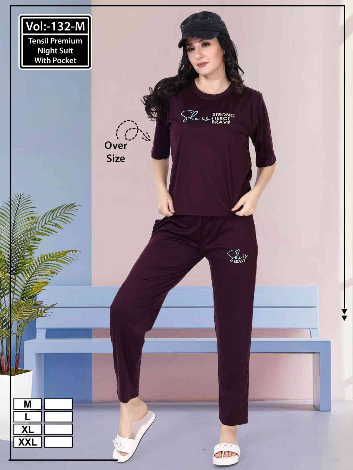 Vol-132-M By Kaamiri 01 To 06 Series Beautiful Stylish Fancy Colorful Casual Wear & Ethnic Wear Fancy Night Suits At Wholesale Price