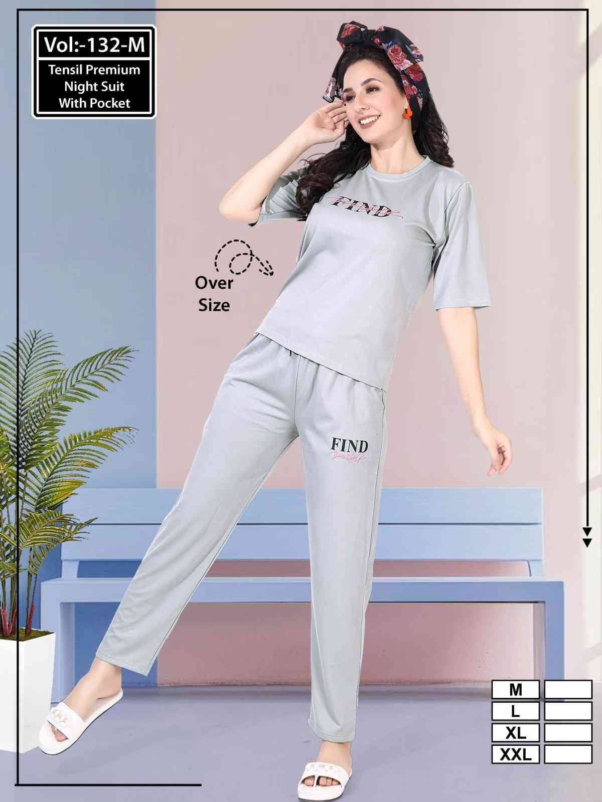 Vol-132-M By Kaamiri 01 To 06 Series Beautiful Stylish Fancy Colorful Casual Wear & Ethnic Wear Fancy Night Suits At Wholesale Price