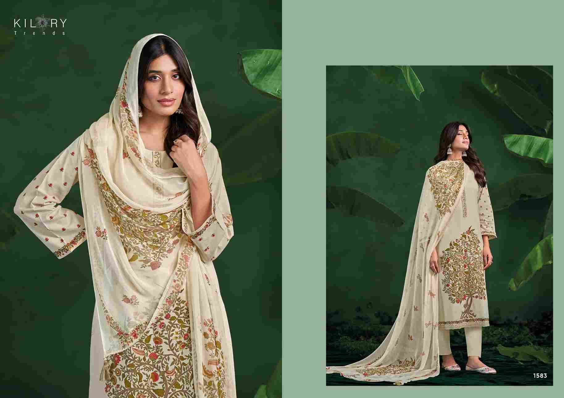Rosemeen By Kilory 1581 To 1584 Series Beautiful Festive Suits Colorful Stylish Fancy Casual Wear & Ethnic Wear Pure Lawn Cotton Dresses At Wholesale Price