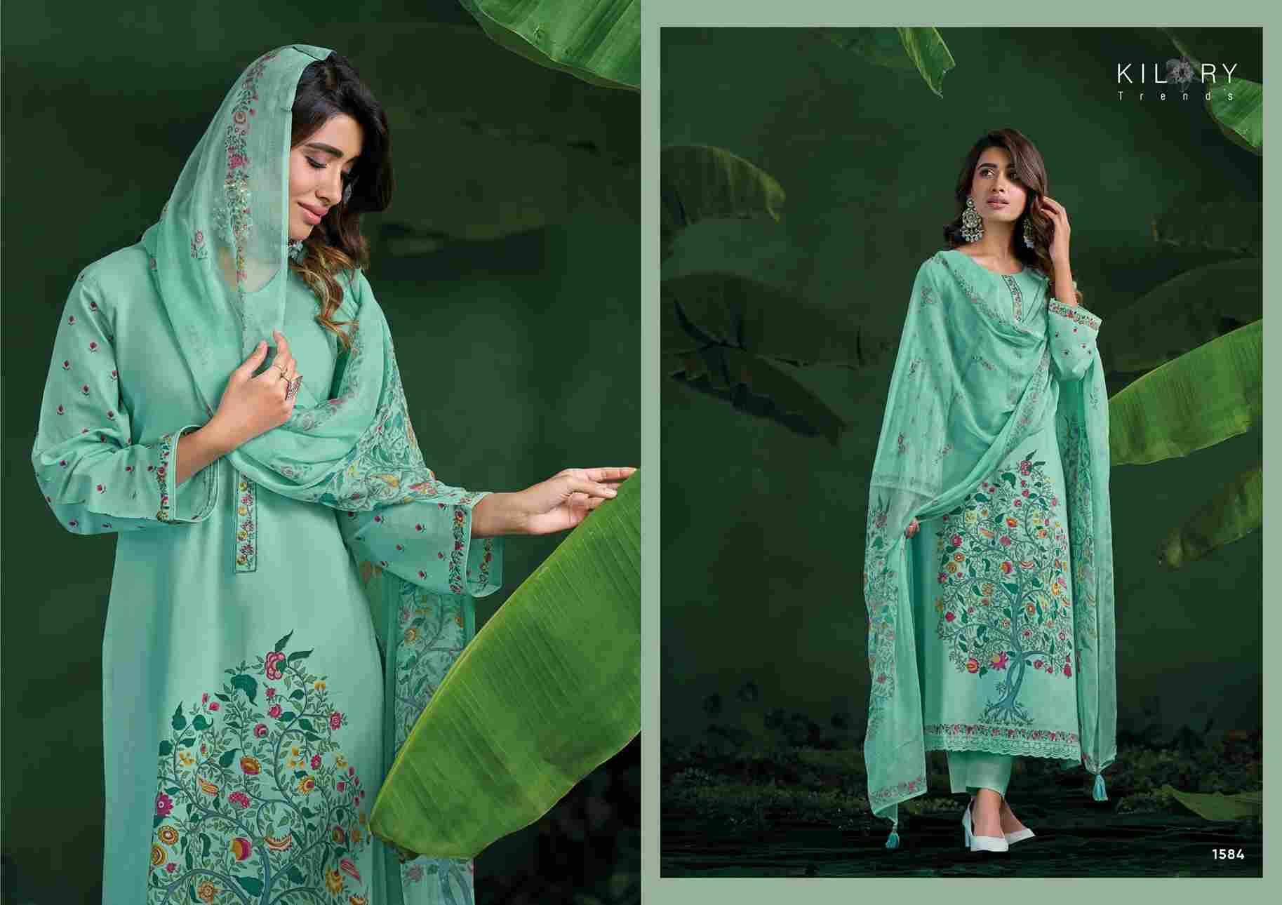 Rosemeen By Kilory 1581 To 1584 Series Beautiful Festive Suits Colorful Stylish Fancy Casual Wear & Ethnic Wear Pure Lawn Cotton Dresses At Wholesale Price