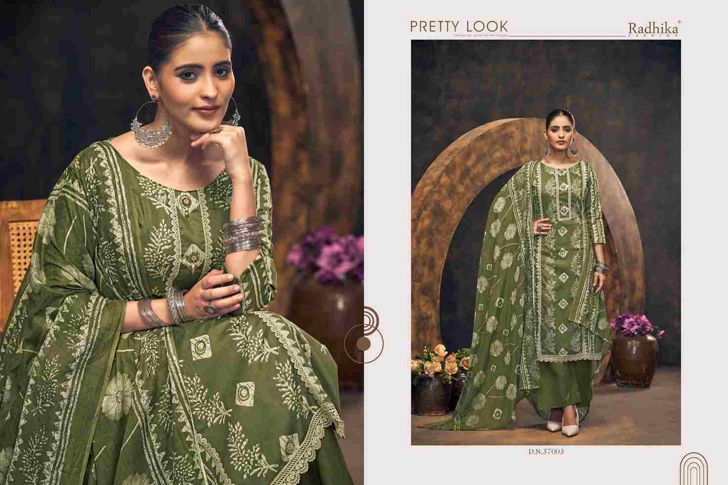 Rocket Vol-3 By Azara 37001 To 37004 Series Beautiful Festive Suits Stylish Fancy Colorful Casual Wear & Ethnic Wear Pure Jam Cotton Print Dresses At Wholesale Price