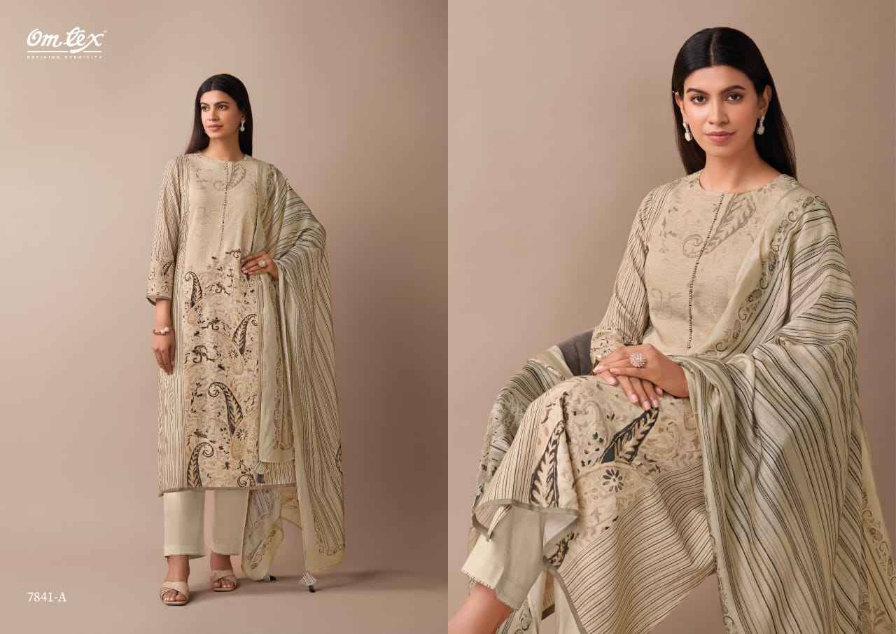 Tarang By Om Tex 7841-A To 7841-D Series Beautiful Suits Stylish Fancy Colorful Party Wear & Ethnic Wear Linen Dresses At Wholesale Price