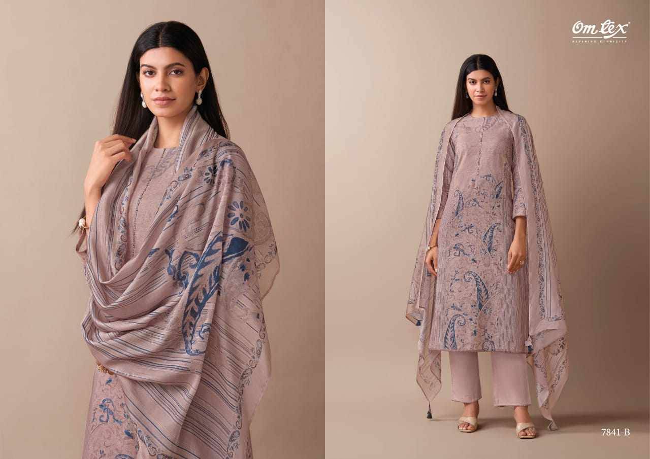 Tarang By Om Tex 7841-A To 7841-D Series Beautiful Suits Stylish Fancy Colorful Party Wear & Ethnic Wear Linen Dresses At Wholesale Price
