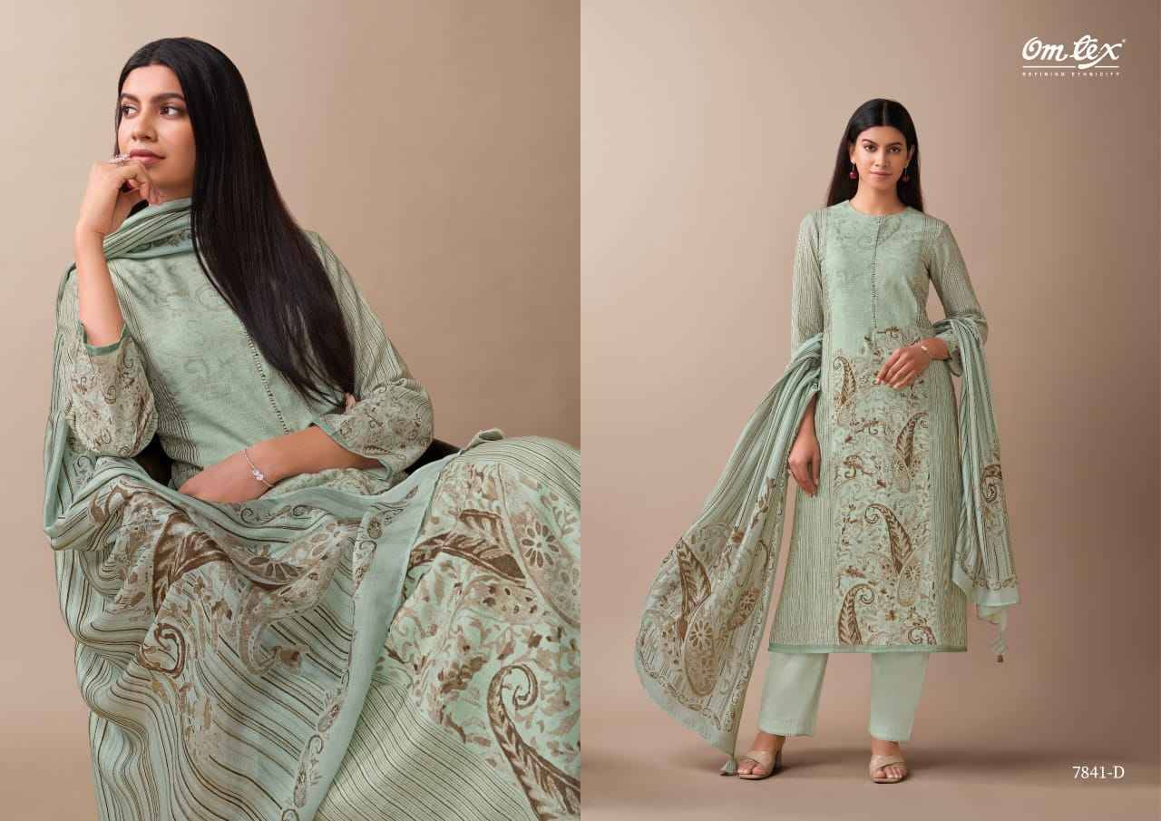 Tarang By Om Tex 7841-A To 7841-D Series Beautiful Suits Stylish Fancy Colorful Party Wear & Ethnic Wear Linen Dresses At Wholesale Price