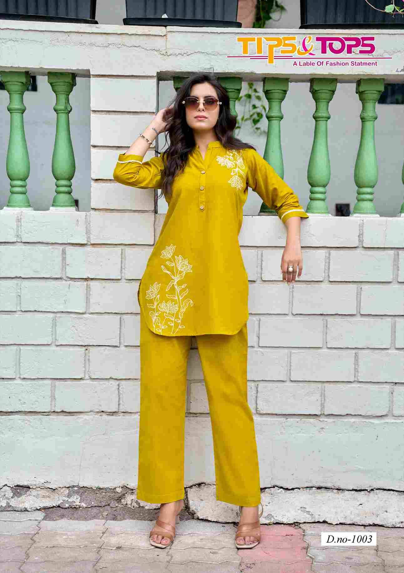 Fabulous By Tips And Tops 1001 To 1006 Series Designer Stylish Fancy Colorful Beautiful Party Wear & Ethnic Wear Collection Cotton Print Co-Ord At Wholesale Price