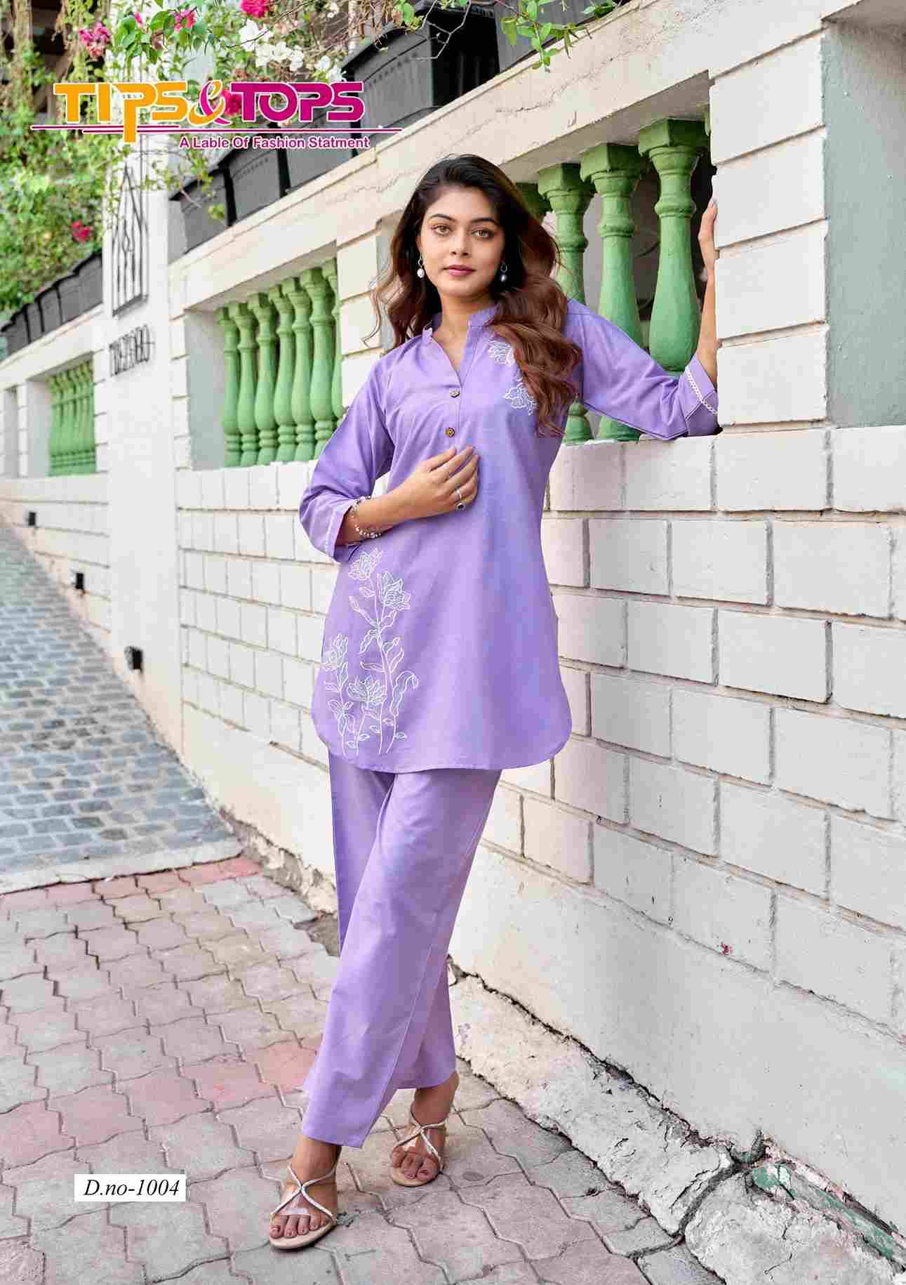 Fabulous By Tips And Tops 1001 To 1006 Series Designer Stylish Fancy Colorful Beautiful Party Wear & Ethnic Wear Collection Cotton Print Co-Ord At Wholesale Price