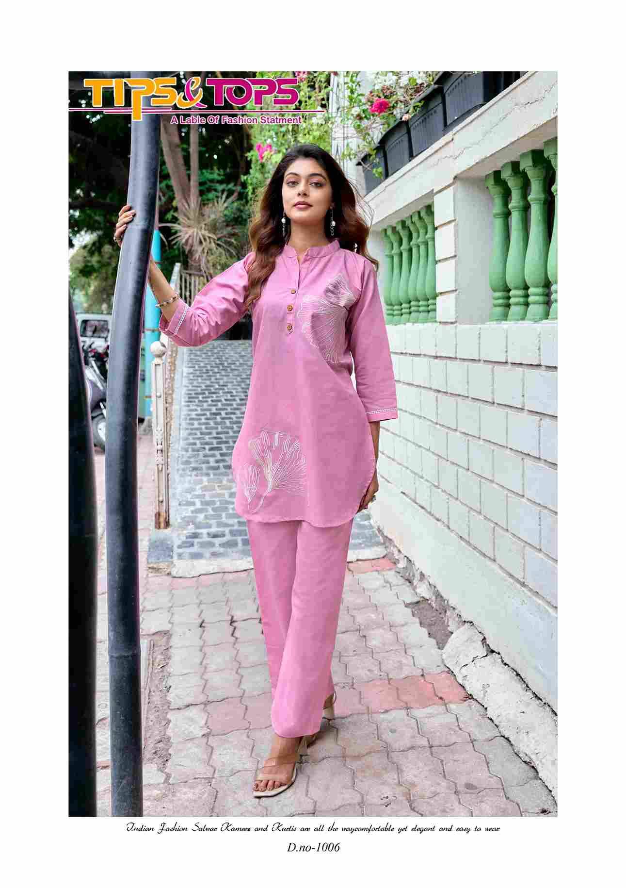 Fabulous By Tips And Tops 1001 To 1006 Series Designer Stylish Fancy Colorful Beautiful Party Wear & Ethnic Wear Collection Cotton Print Co-Ord At Wholesale Price