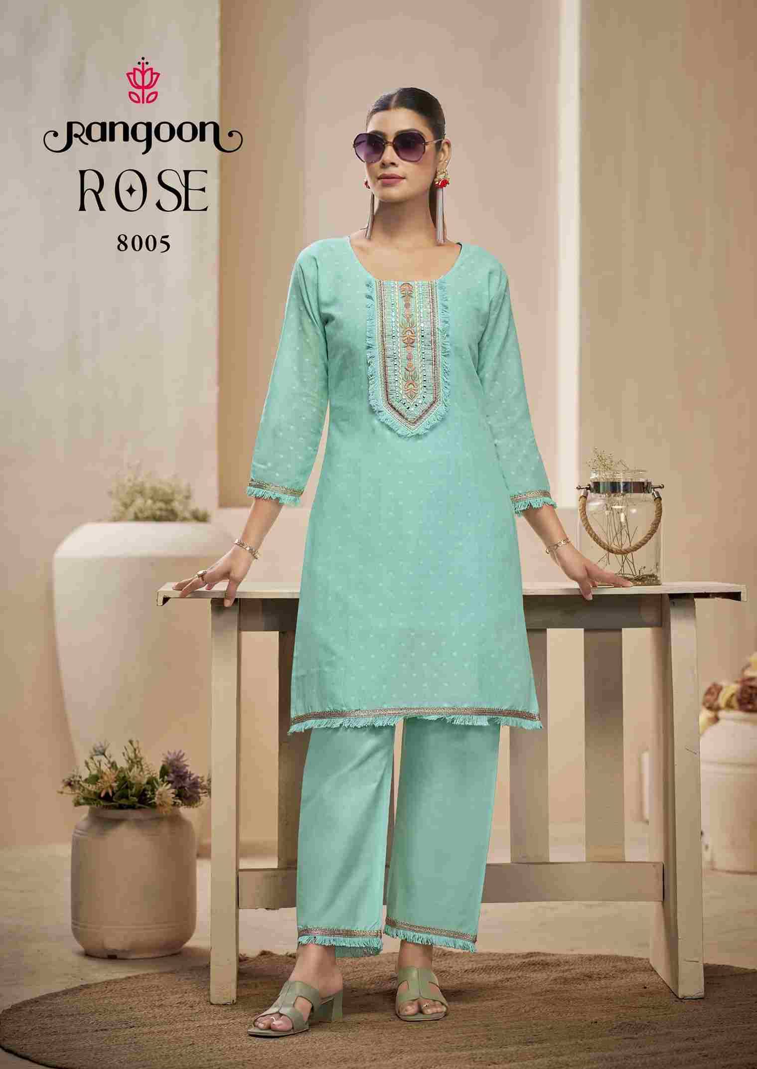 Rose By Rangoon 8001 To 8006 Series Designer Stylish Fancy Colorful Beautiful Party Wear & Ethnic Wear Collection Cotton Print Co-Ord At Wholesale Price