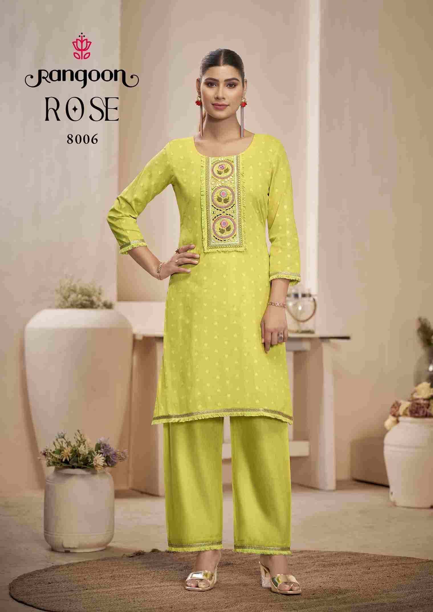 Rose By Rangoon 8001 To 8006 Series Designer Stylish Fancy Colorful Beautiful Party Wear & Ethnic Wear Collection Cotton Print Co-Ord At Wholesale Price
