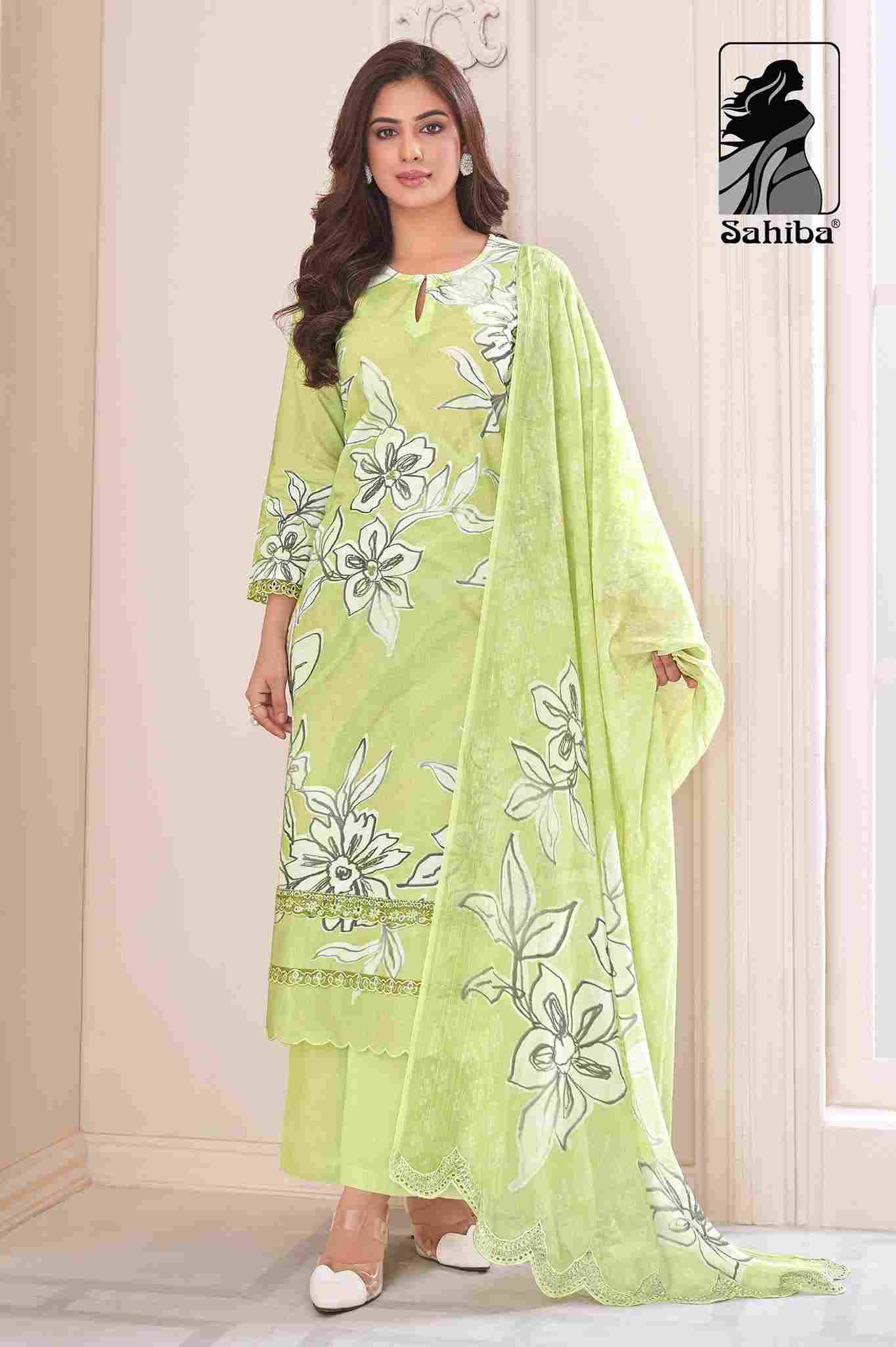 Nainika By Sahiba Fabrics Beautiful Festive Suits Colorful Stylish Fancy Casual Wear & Ethnic Wear Pure Lawn Cotton Dresses At Wholesale Price