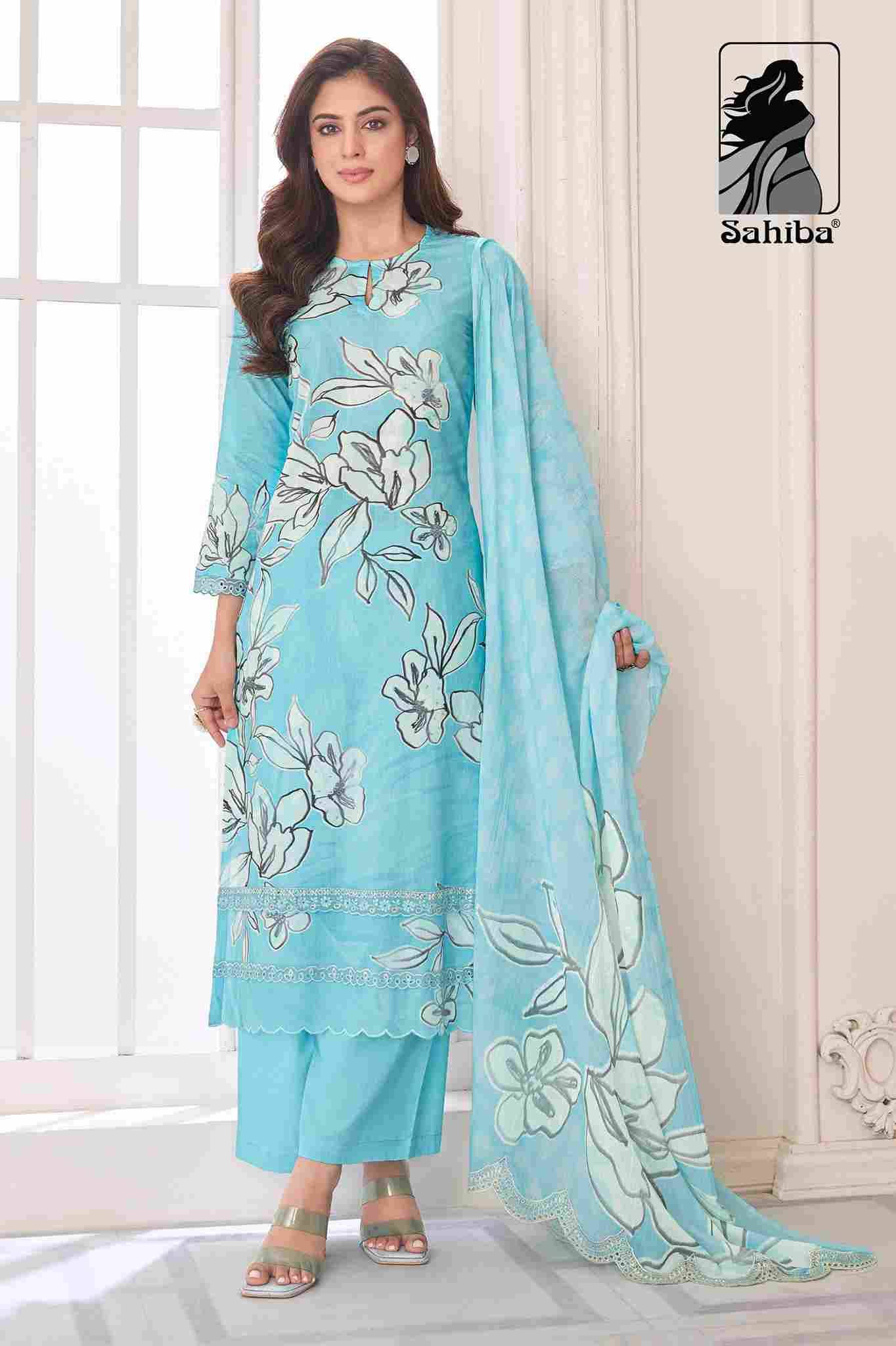Nainika By Sahiba Fabrics Beautiful Festive Suits Colorful Stylish Fancy Casual Wear & Ethnic Wear Pure Lawn Cotton Dresses At Wholesale Price