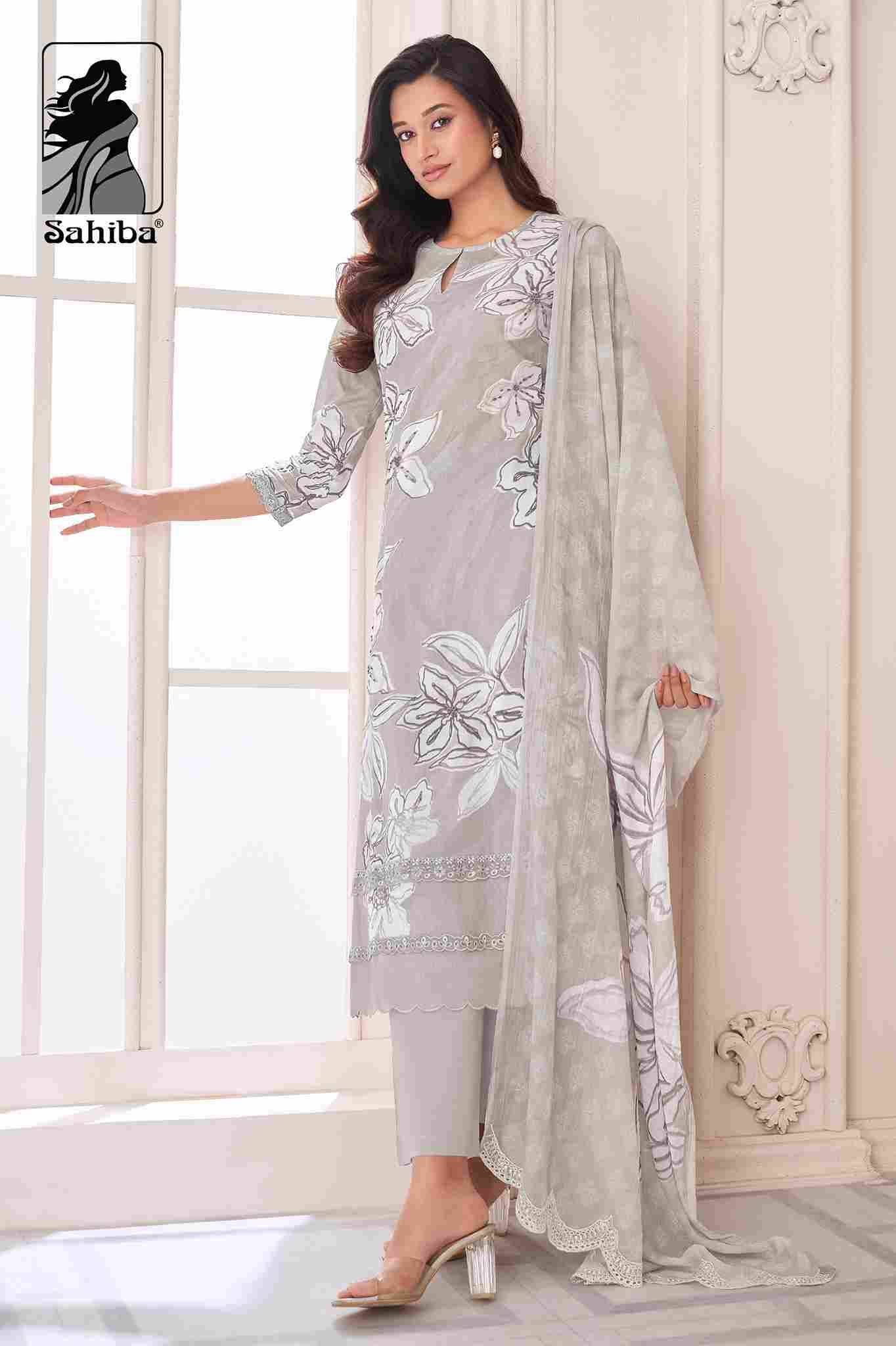 Nainika By Sahiba Fabrics Beautiful Festive Suits Colorful Stylish Fancy Casual Wear & Ethnic Wear Pure Lawn Cotton Dresses At Wholesale Price