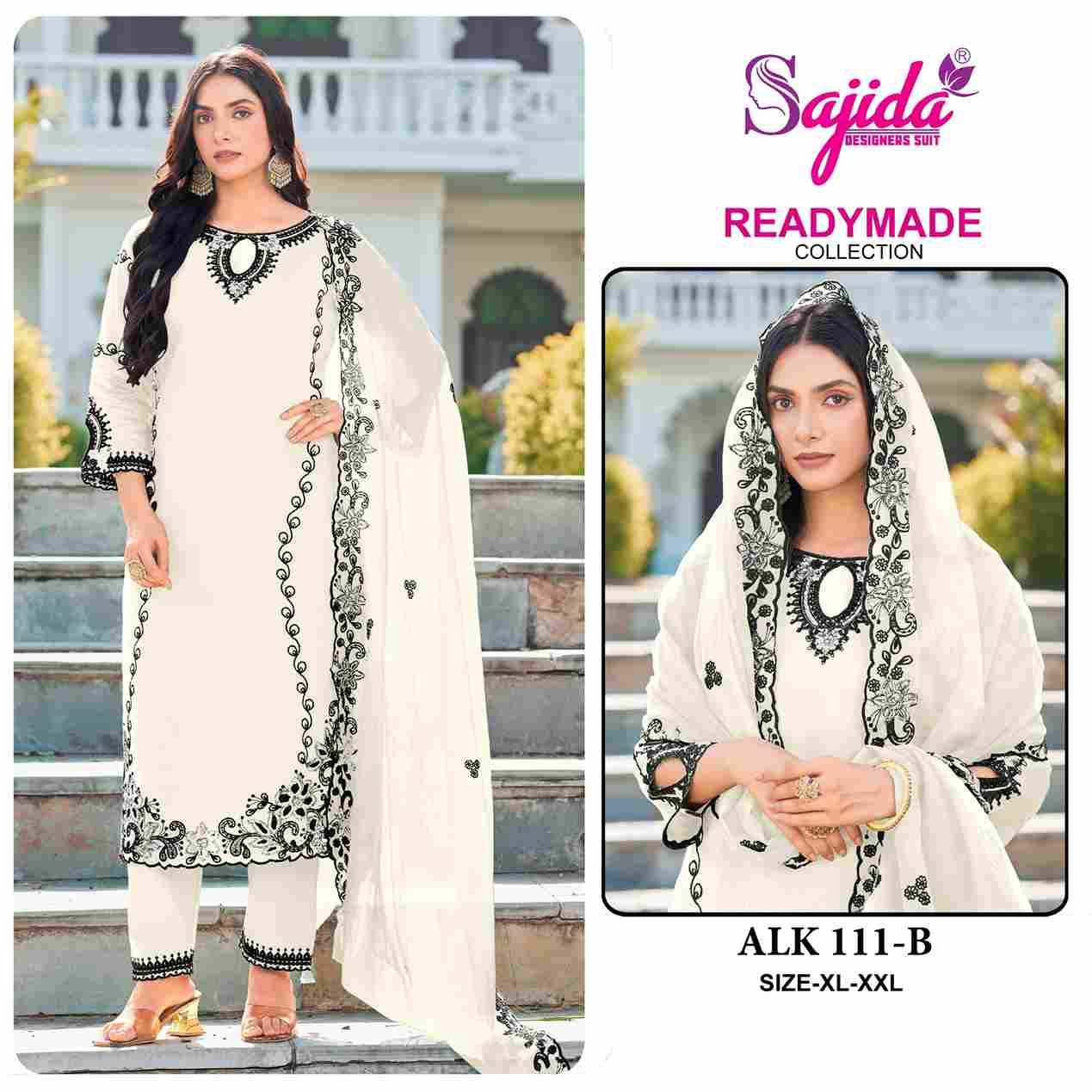ALK-111 Colours By Sajida Designer Suits 111-A To 111-D Series Beautiful Pakistani Suits Colorful Stylish Fancy Casual Wear & Ethnic Wear Heavy Roman Silk Embroidered Dresses At Wholesale Price