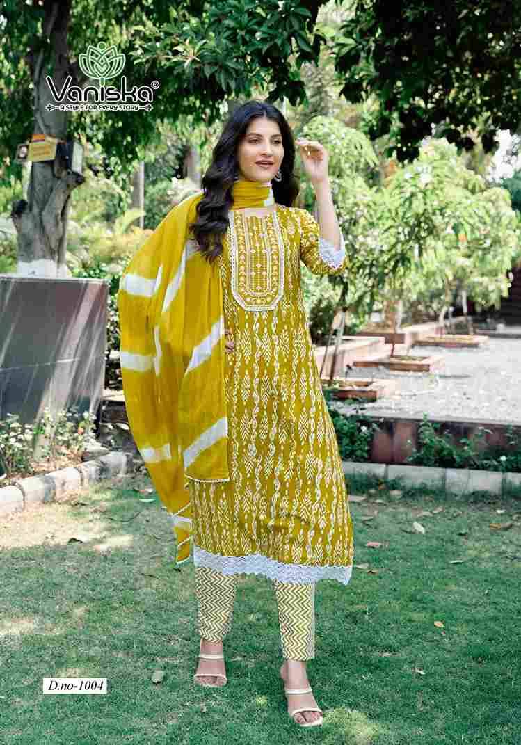 Cotton Culture Vol-1 By Vaniska 1001 To 1008 Series Beautiful Festive Suits Colorful Stylish Fancy Casual Wear & Ethnic Wear Cotton Print Dresses At Wholesale Price