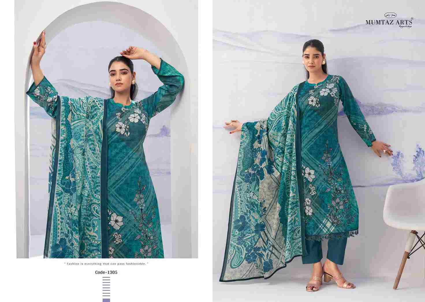 Noor By Mumtaz Arts 1301 To 1305 Series Designer Festive Suits Collection Beautiful Stylish Fancy Colorful Party Wear & Occasional Wear Pure Jam Satin Dresses At Wholesale Price