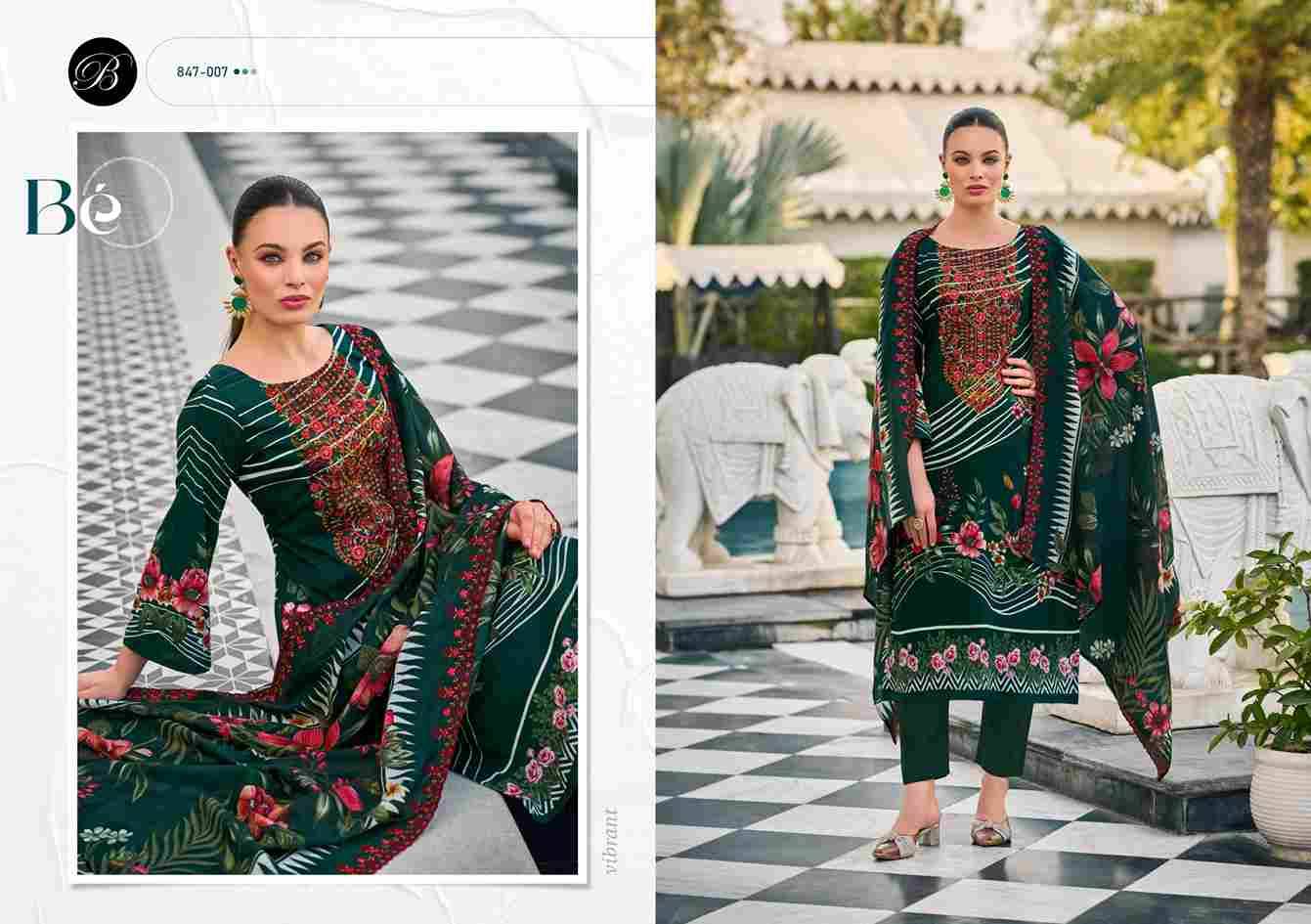 Guzarish Vol-23 By Belliza 847-001 To 847-008 Series Beautiful Stylish Festive Suits Fancy Colorful Casual Wear & Ethnic Wear & Ready To Wear Pure Cotton Digital Print Dresses At Wholesale Price