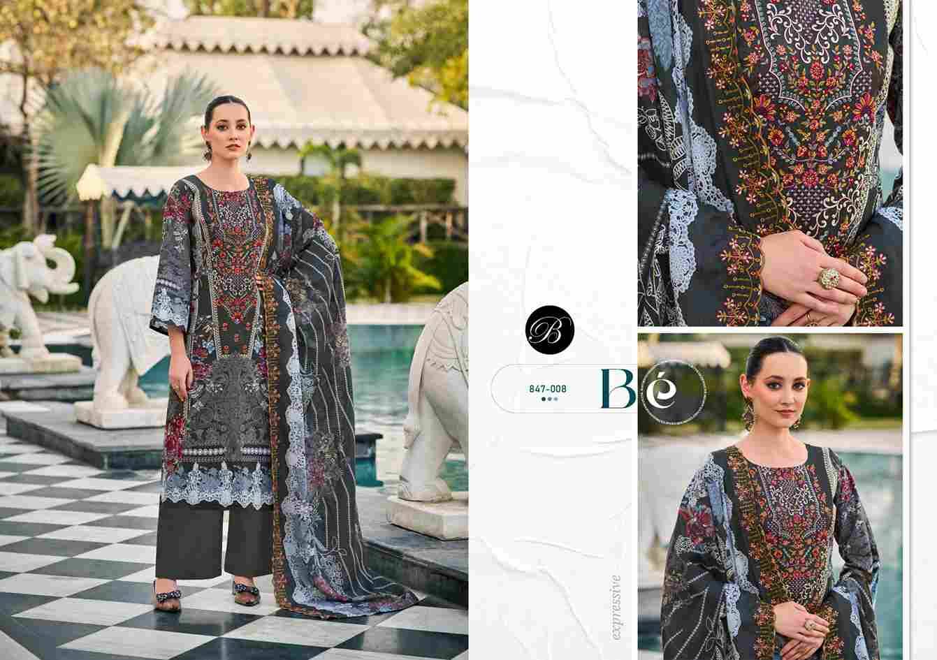 Guzarish Vol-23 By Belliza 847-001 To 847-008 Series Beautiful Stylish Festive Suits Fancy Colorful Casual Wear & Ethnic Wear & Ready To Wear Pure Cotton Digital Print Dresses At Wholesale Price