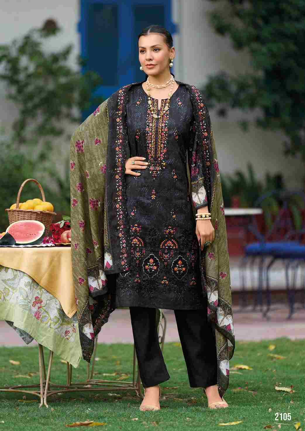 Bin Saeed Lawn Collection Vol-21 By Shree Fabs 2101 To 2106 Series Beautiful Pakistani Suits Colorful Stylish Fancy Casual Wear & Ethnic Wear Pure Cotton With Embroidered Dresses At Wholesale Price