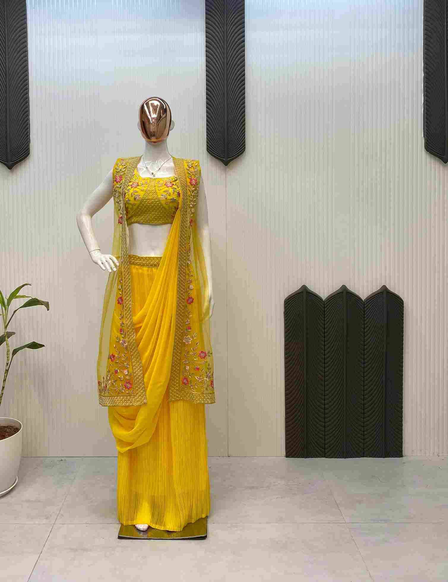 Le-1929 By Fashid Wholesale 01 To 03 Series Indian Traditional Wear Collection Beautiful Stylish Fancy Colorful Party Wear & Occasional Wear Georgette Lehenga Sarees At Wholesale Price
