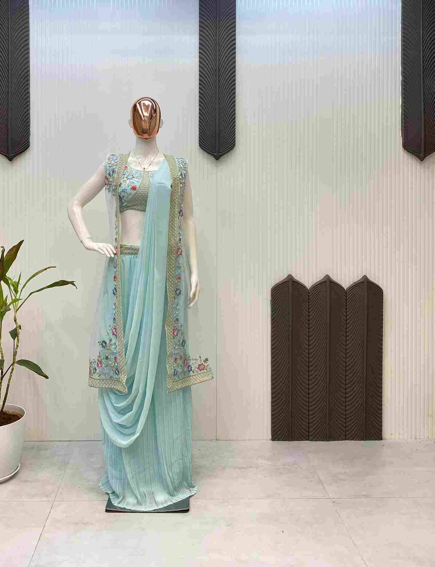 Le-1929 By Fashid Wholesale 01 To 03 Series Indian Traditional Wear Collection Beautiful Stylish Fancy Colorful Party Wear & Occasional Wear Georgette Lehenga Sarees At Wholesale Price