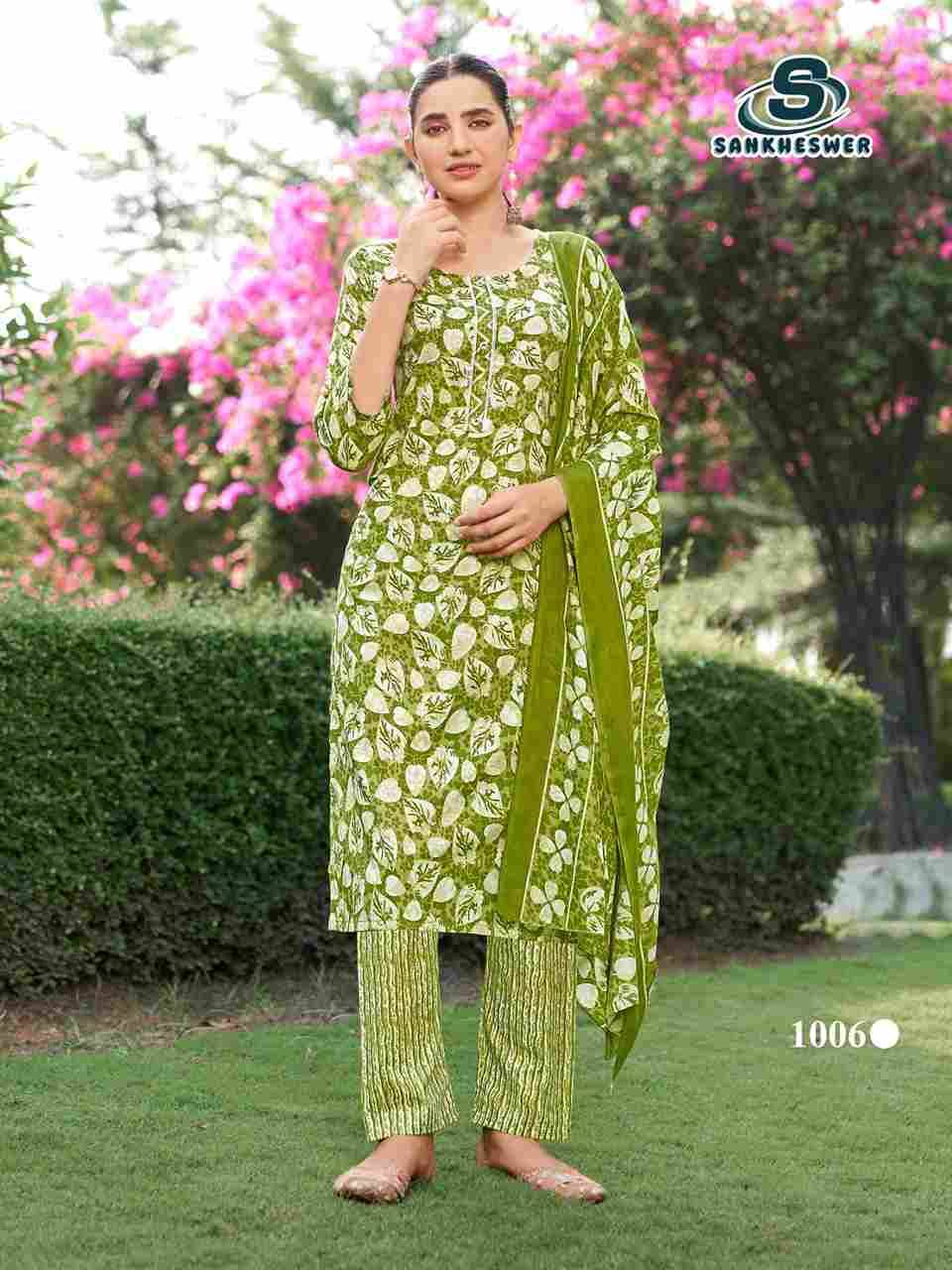 Aashiqui Vol-2 By Sankheswer 1001 To 1008 Series Beautiful Festive Suits Colorful Stylish Fancy Casual Wear & Ethnic Wear Cotton Dresses At Wholesale Price
