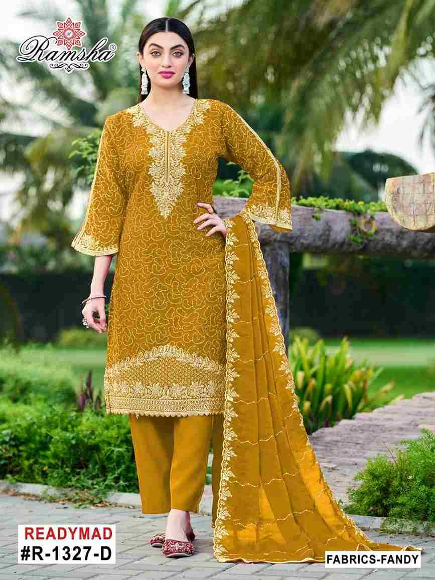 Ramsha 1327 Colours By Ramsha 1327-A To 1327-D Series Designer Pakistani Suits Beautiful Fancy Colorful Stylish Party Wear & Occasional Wear Fandy Embroidered Dresses At Wholesale Price