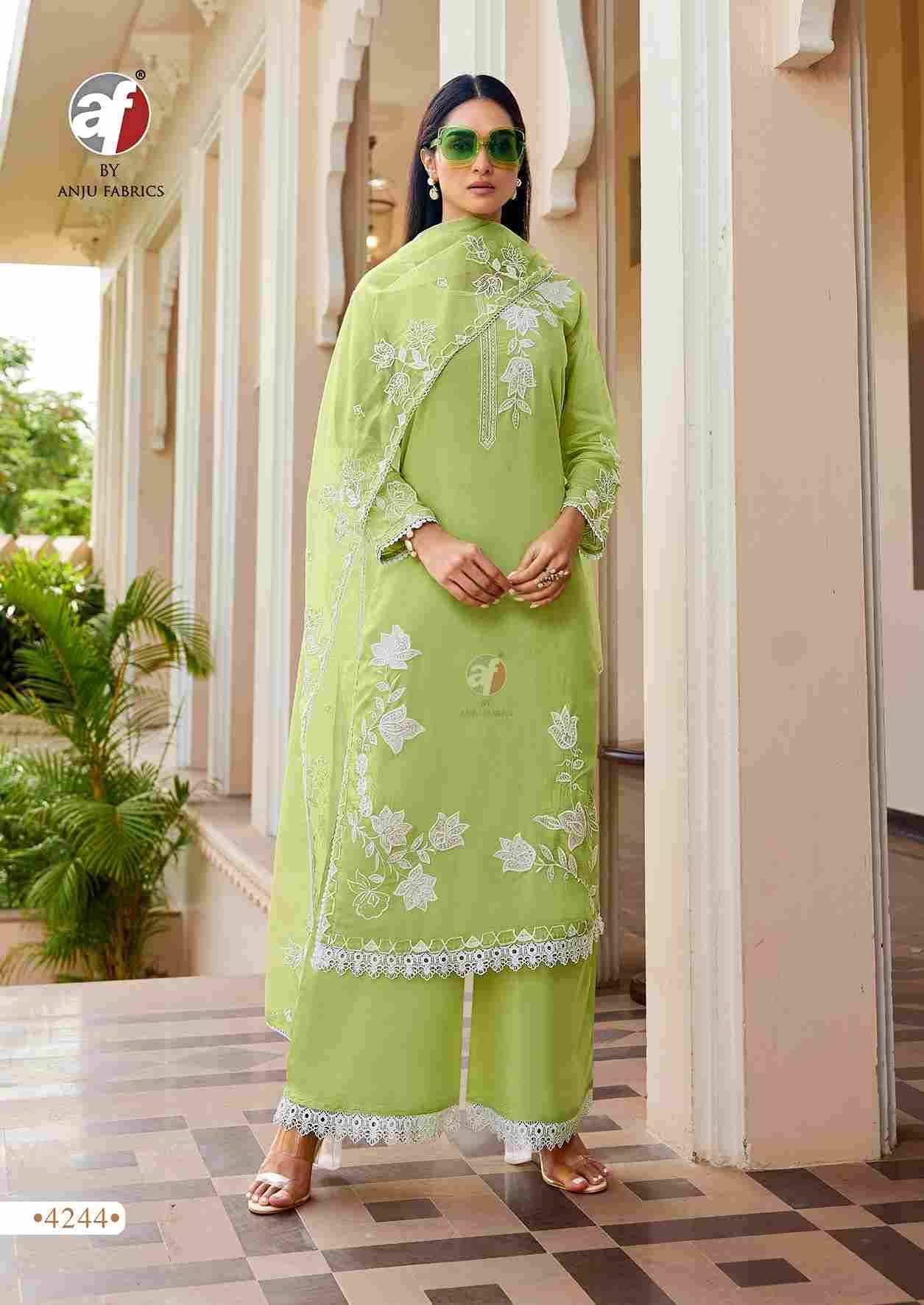 Sargam Vol-2 By Anju Fabrics 4241 To 4245 Series Designer Festive Suits Collection Beautiful Stylish Fancy Colorful Party Wear & Occasional Wear Pure Muslin Dresses At Wholesale Price