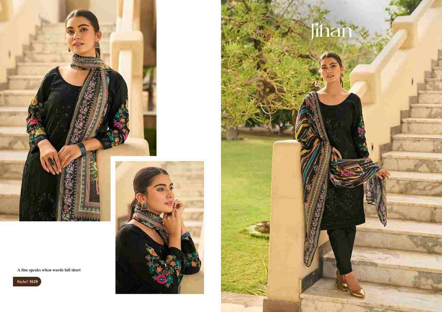 Taskeen Vol-3 By Jihan 3618 To 3623 Series Designer Pakistani Suits Beautiful Fancy Stylish Colorful Party Wear & Occasional Wear Cotton Dresses At Wholesale Price
