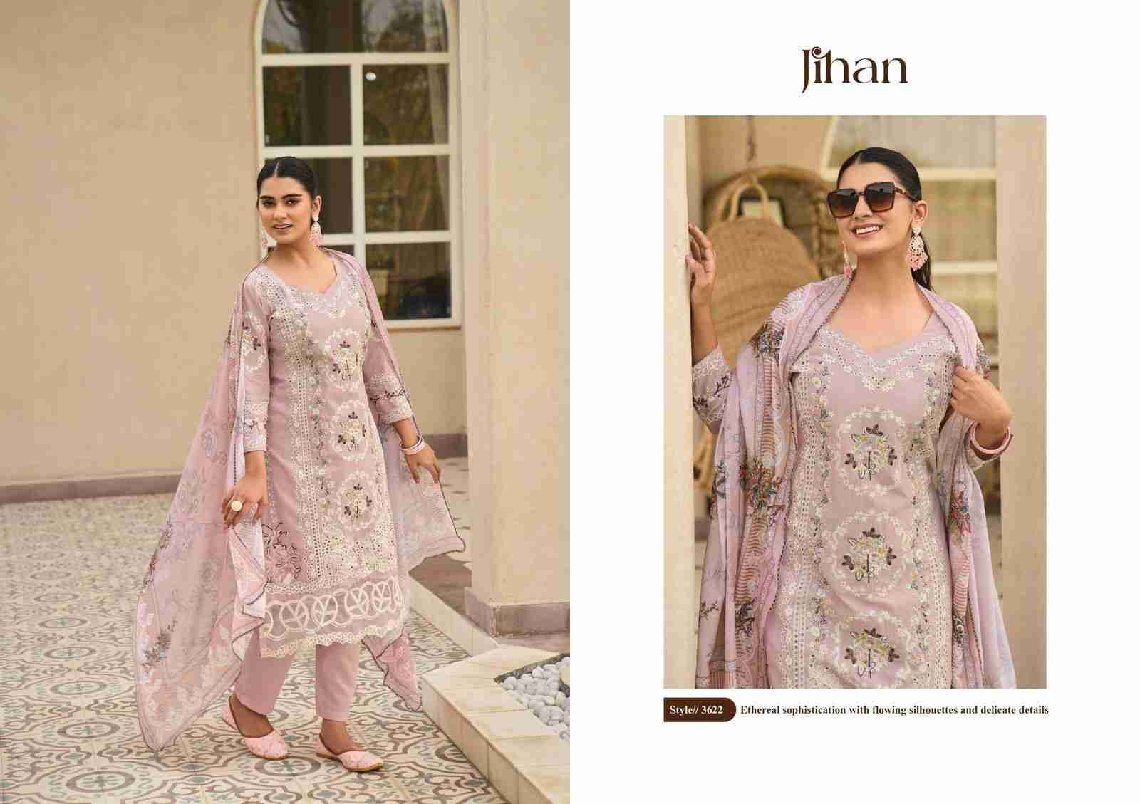 Taskeen Vol-3 By Jihan 3618 To 3623 Series Designer Pakistani Suits Beautiful Fancy Stylish Colorful Party Wear & Occasional Wear Cotton Dresses At Wholesale Price