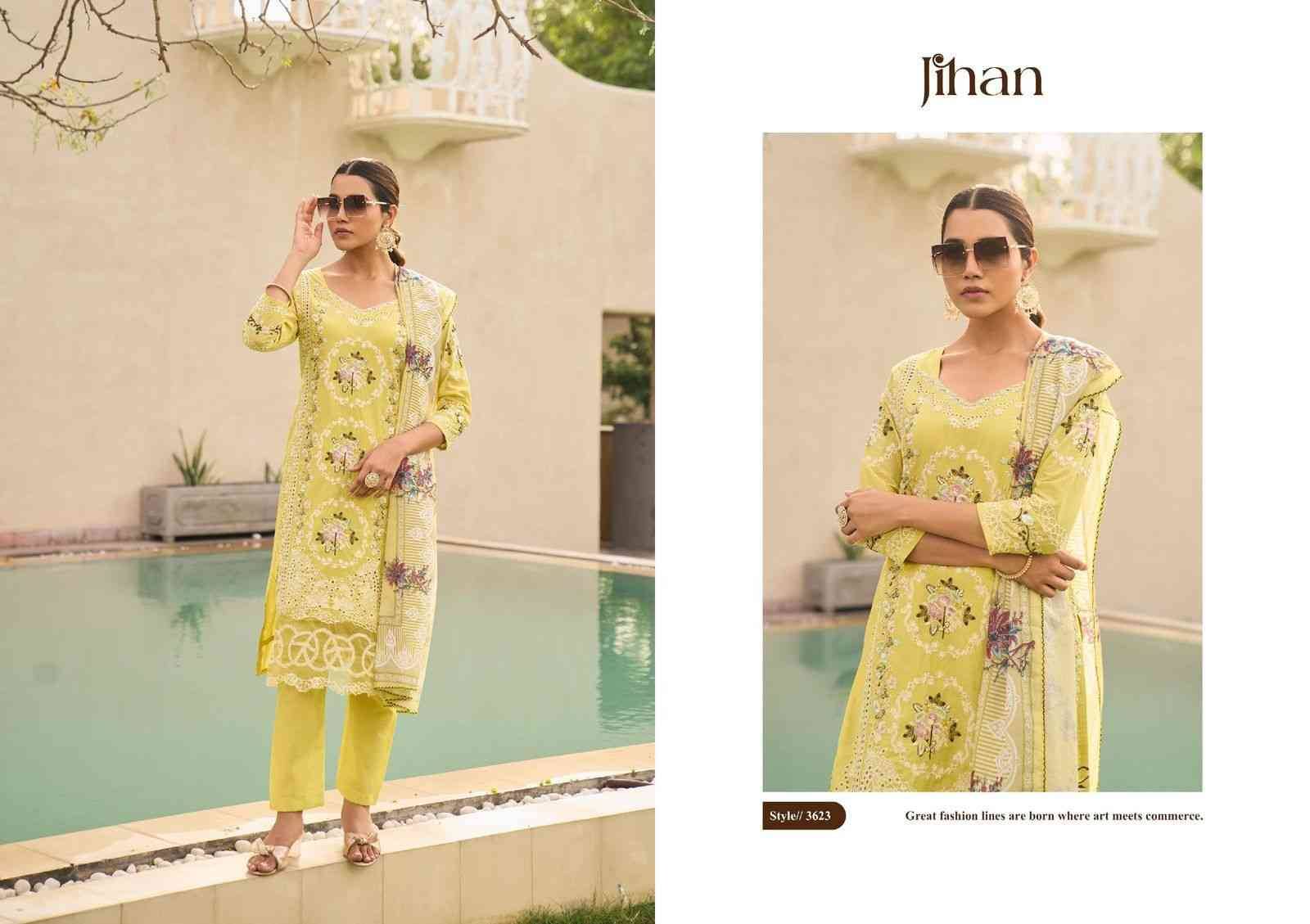 Taskeen Vol-3 By Jihan 3618 To 3623 Series Designer Pakistani Suits Beautiful Fancy Stylish Colorful Party Wear & Occasional Wear Cotton Dresses At Wholesale Price