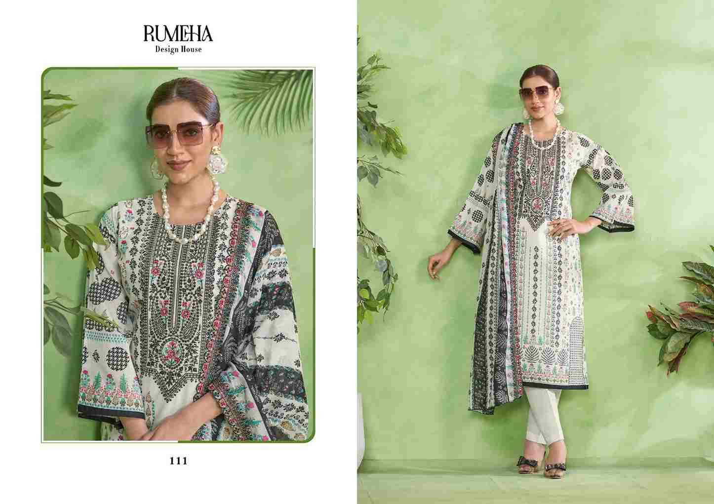 Dilkash Vol-2 By Rumeha 109 To 112 Series Beautiful Festive Suits Stylish Fancy Colorful Casual Wear & Ethnic Wear Cotton Print Dresses At Wholesale Price
