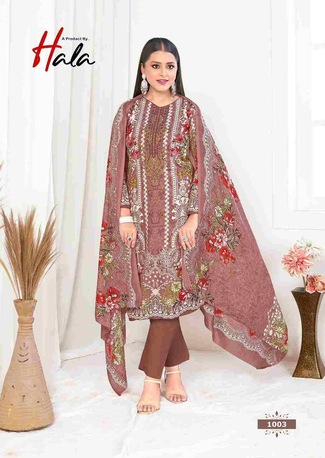 Aayat Vol-1 By Hala 1001 To 1008 Series Beautiful Festive Suits Stylish Fancy Colorful Casual Wear & Ethnic Wear Soft Cotton Digital Print Dresses At Wholesale Price